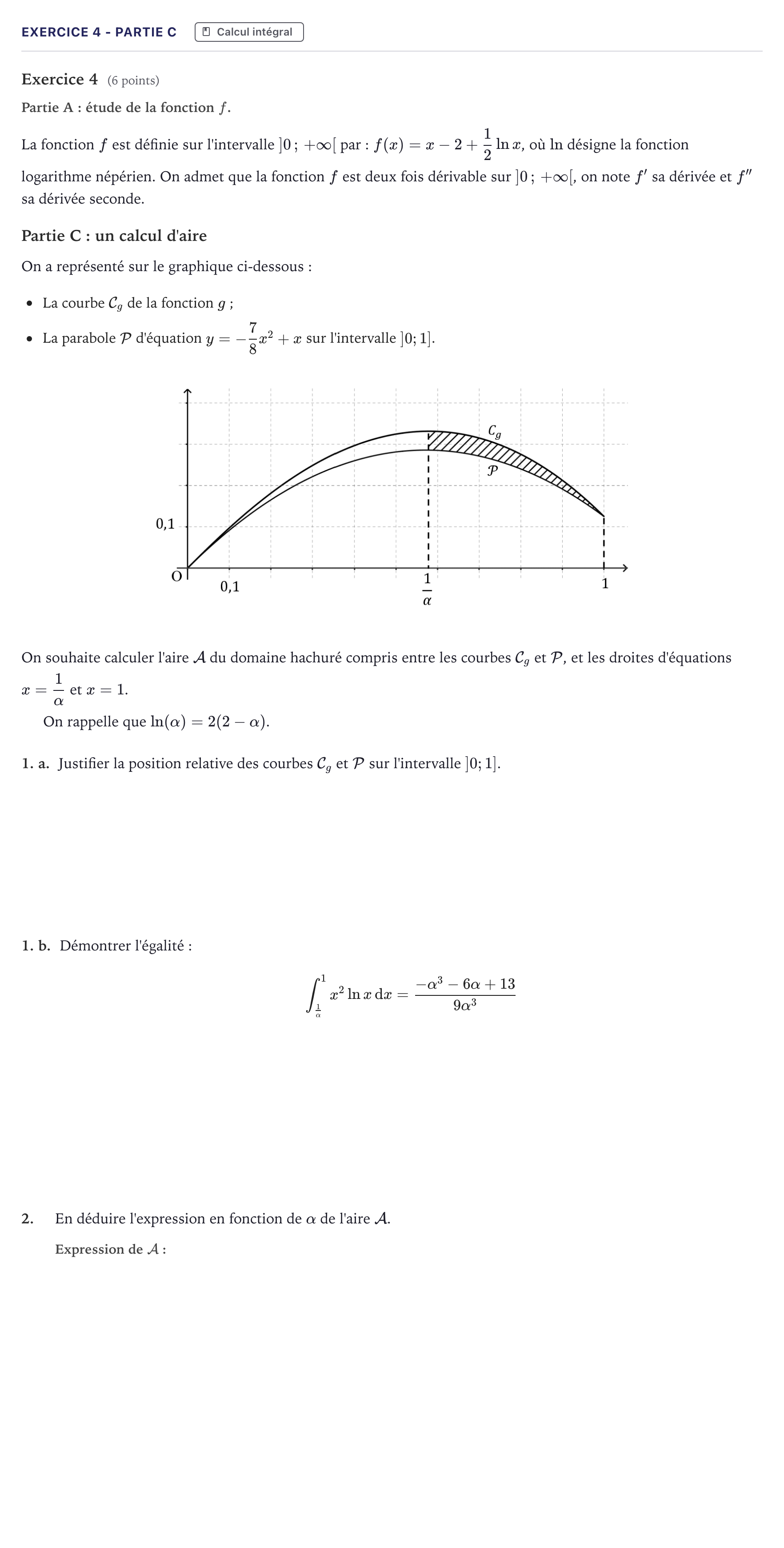 Énoncé: Exercice 4 - Partie C · Bac Mathématiques Métropole 2024 (sujet 1)