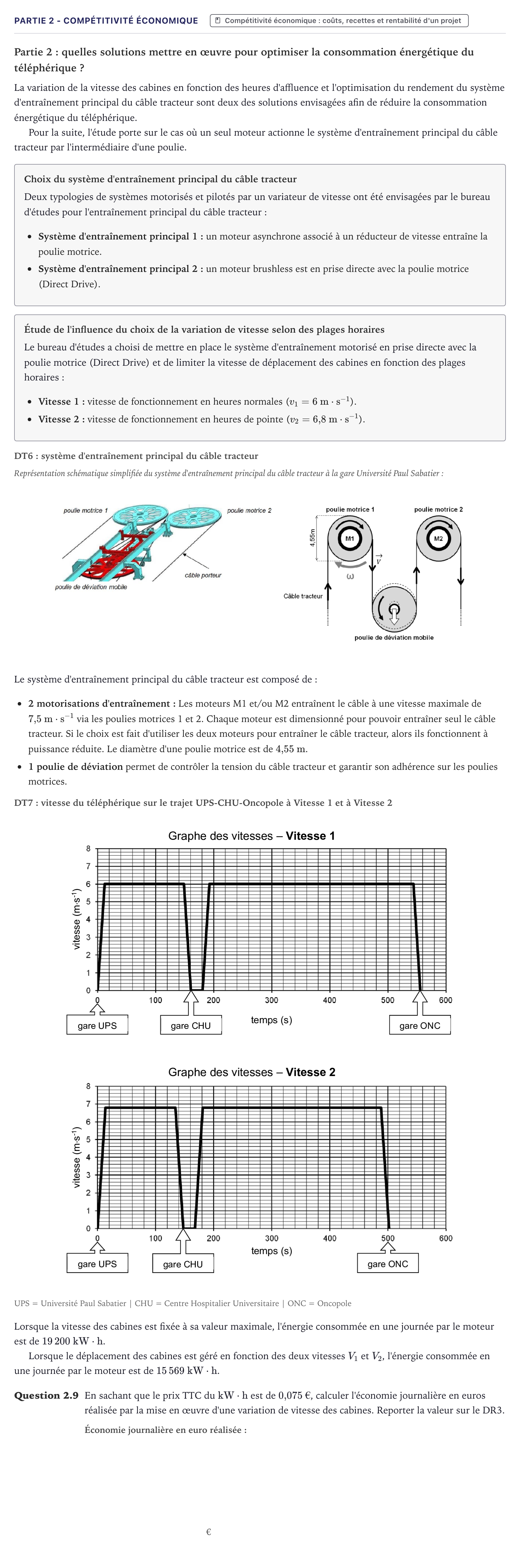 Énoncé: Partie 2 - Compétitivité économique · Bac STI2D Ingénierie, Innovation et Développement Durable Métropole - AC 2024