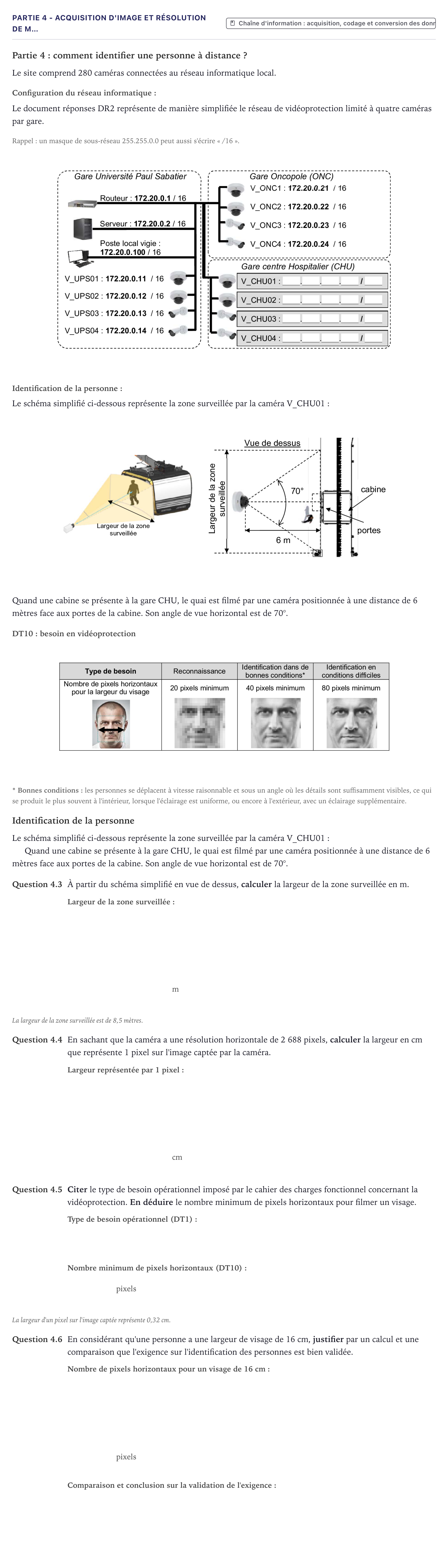 Énoncé: Partie 4 - Acquisition d'image et résolution de m… · Bac STI2D Ingénierie, Innovation et Développement Durable Métropole - EE 2024