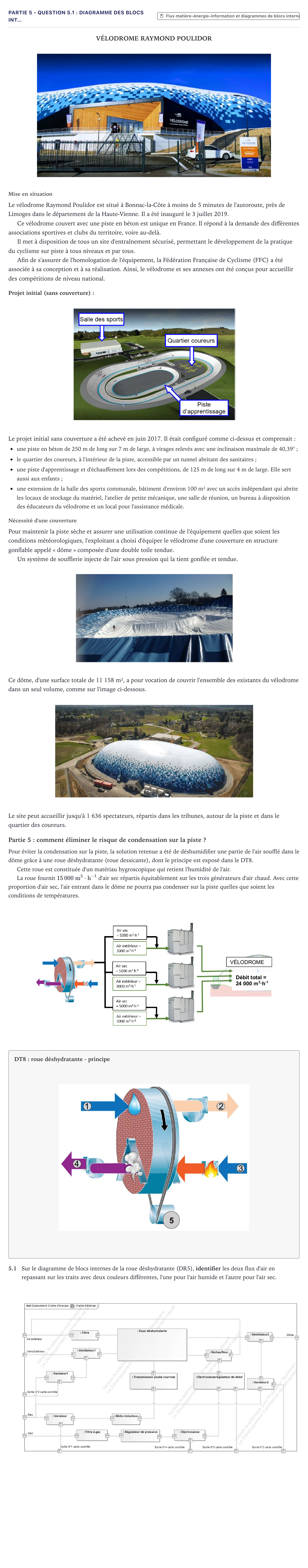 Énoncé: Partie 5 - Question 5.1 : Diagramme des blocs int… · Bac STI2D Ingénierie, Innovation et Développement Durable Métropole - EE 2023
