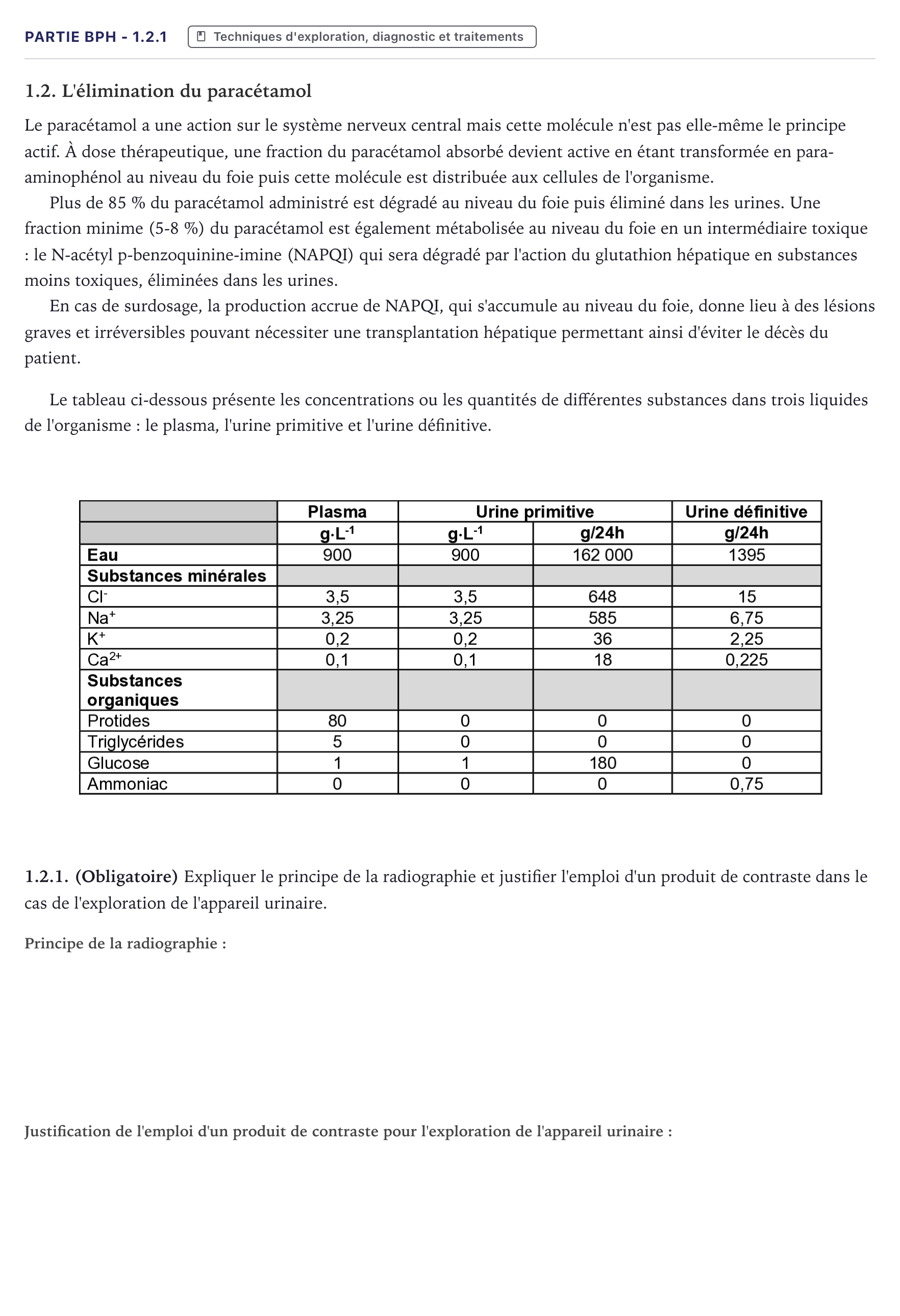 Énoncé: Partie BPH - 1.2.1 · Bac ST2S Chimie, Biologie et Physiopathologie Humaines Métropole 2022