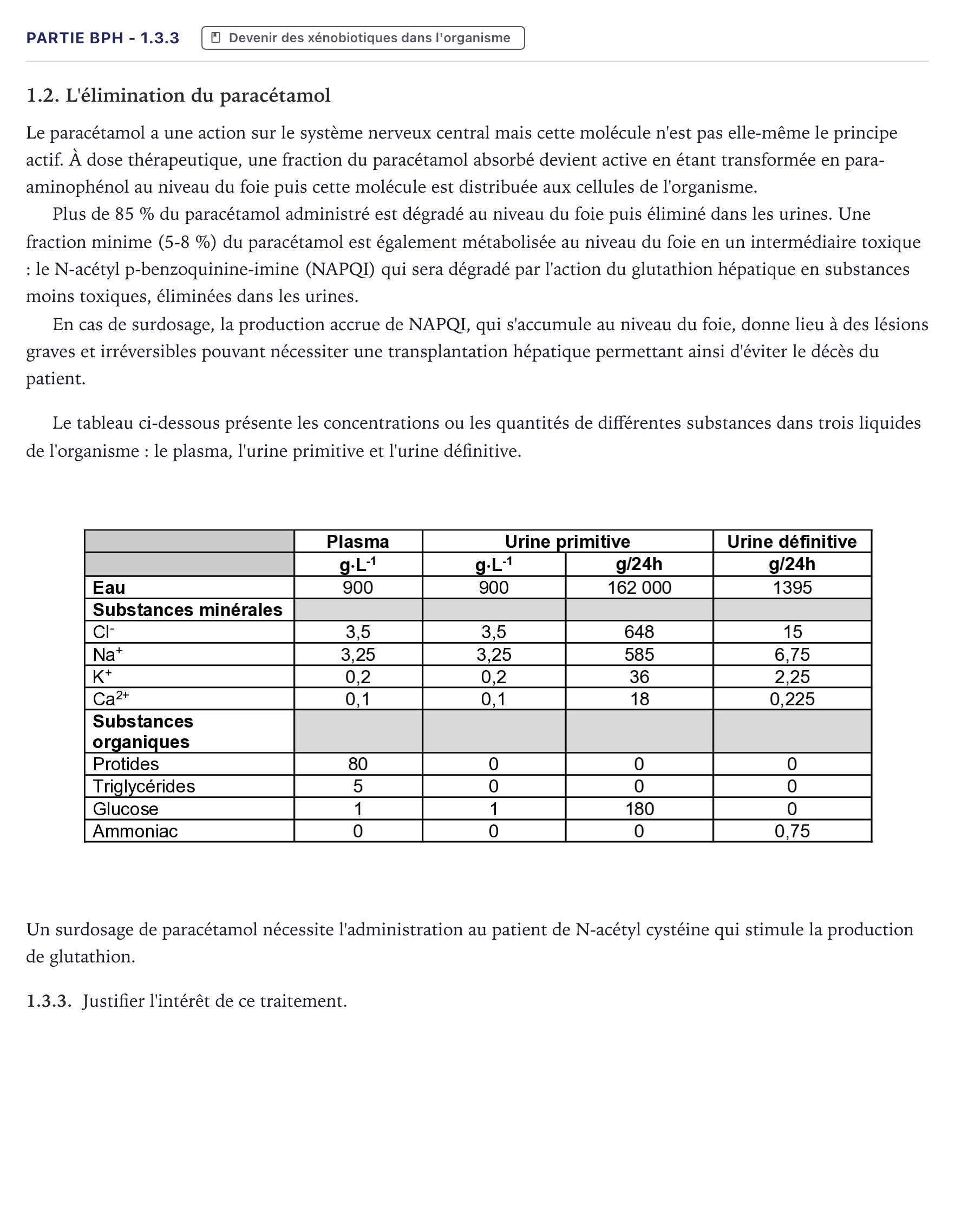 Énoncé: Partie BPH - 1.3.3 · Bac ST2S Chimie, Biologie et Physiopathologie Humaines Métropole 2022