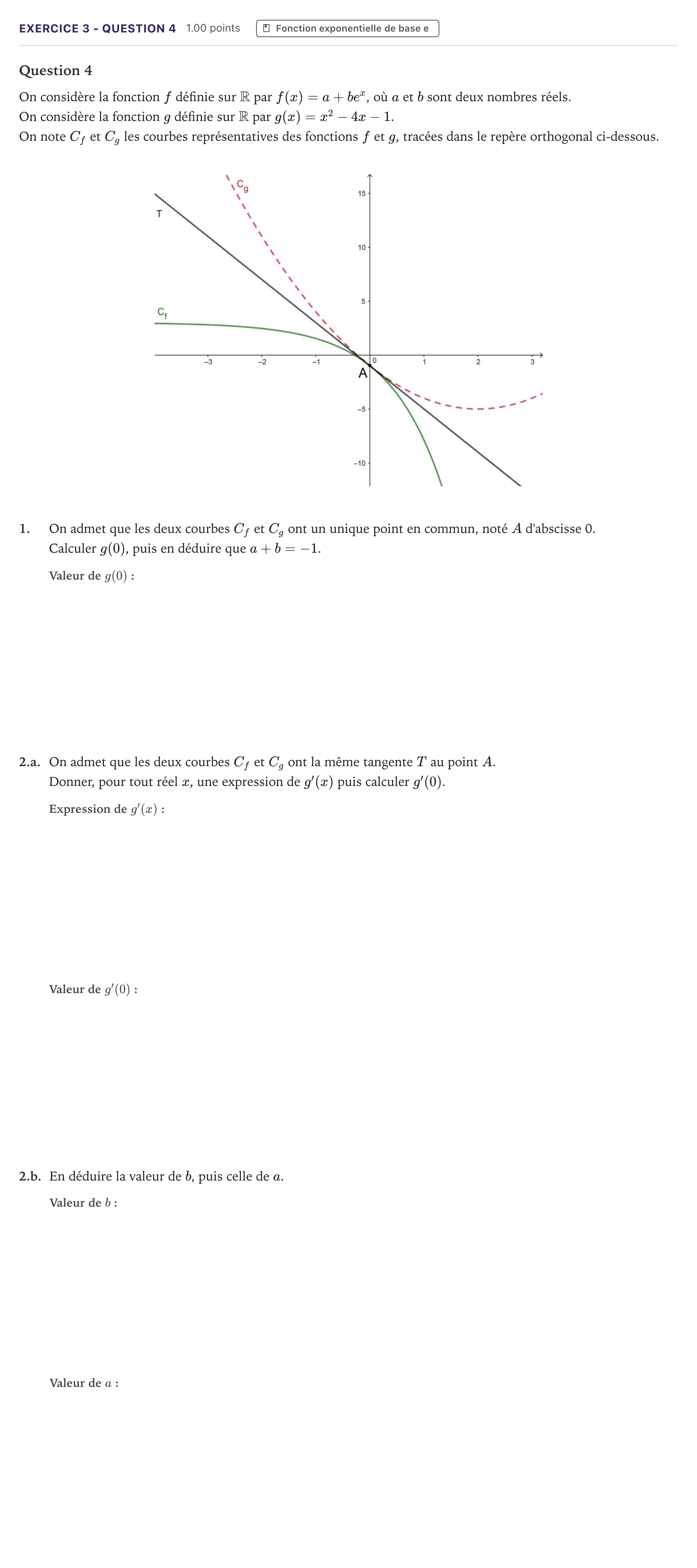 Énoncé: Exercice 3 - Question 4 · Bac STI2D Physique-Chimie et Mathématiques Métropole 2022
