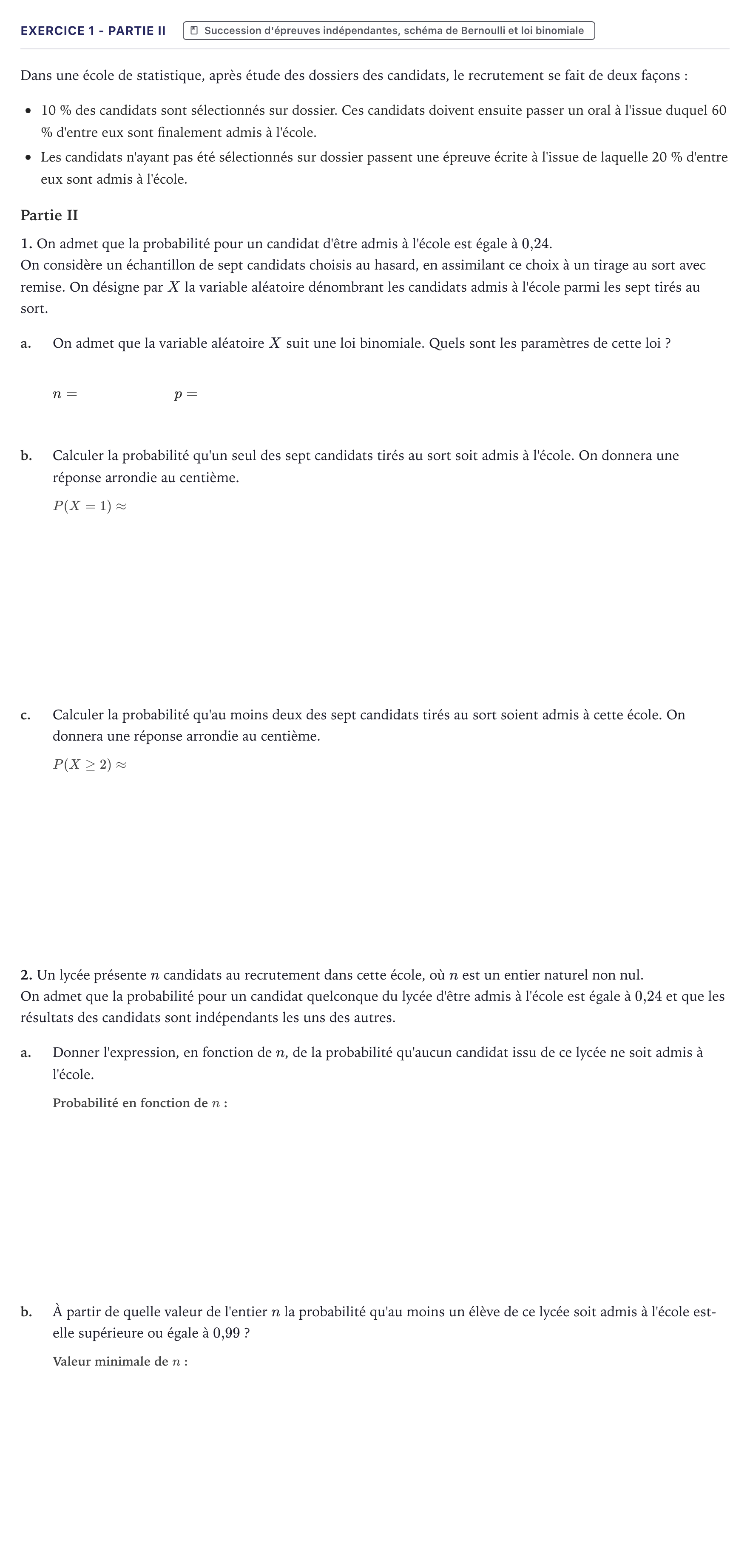 Énoncé: Exercice 1 - Partie II · Bac Mathématiques Métropole 2021 (sujet 1)