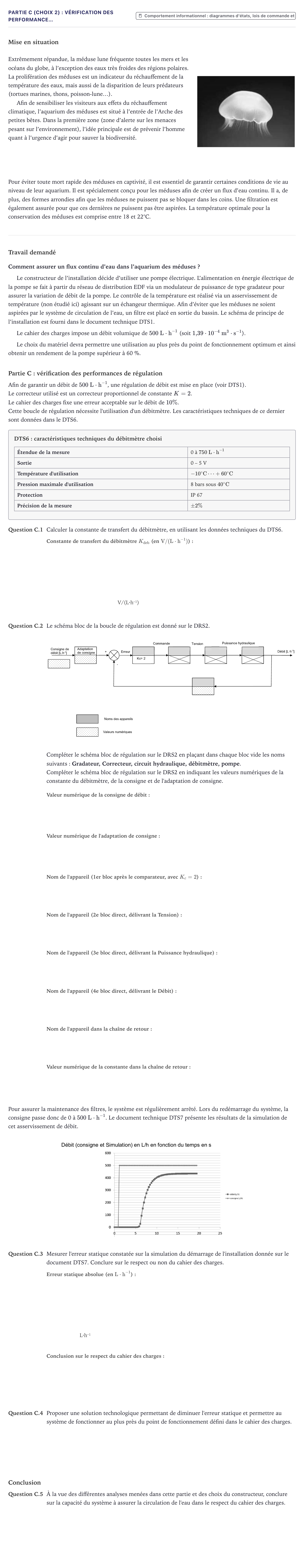 Énoncé: Partie C (Choix 2) : Vérification des performance… · Bac STI2D Ingénierie, Innovation et Développement Durable Métropole - EE 2021