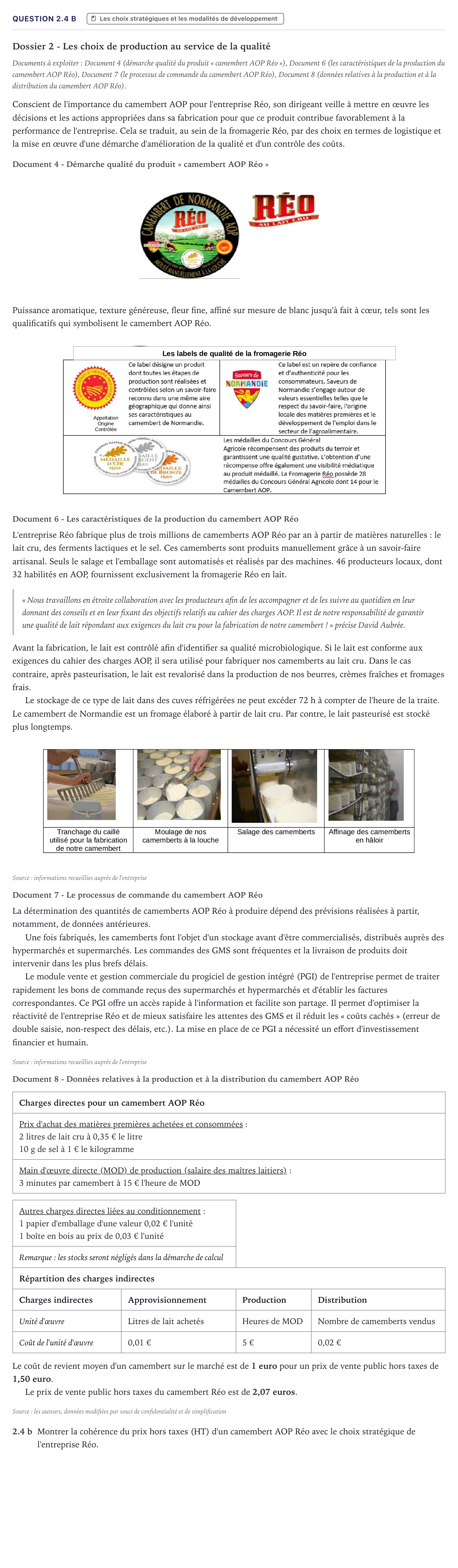 Énoncé: Question 2.4 b · Bac STMG Management des Sciences de Gestion et du Numérique Métropole 2021