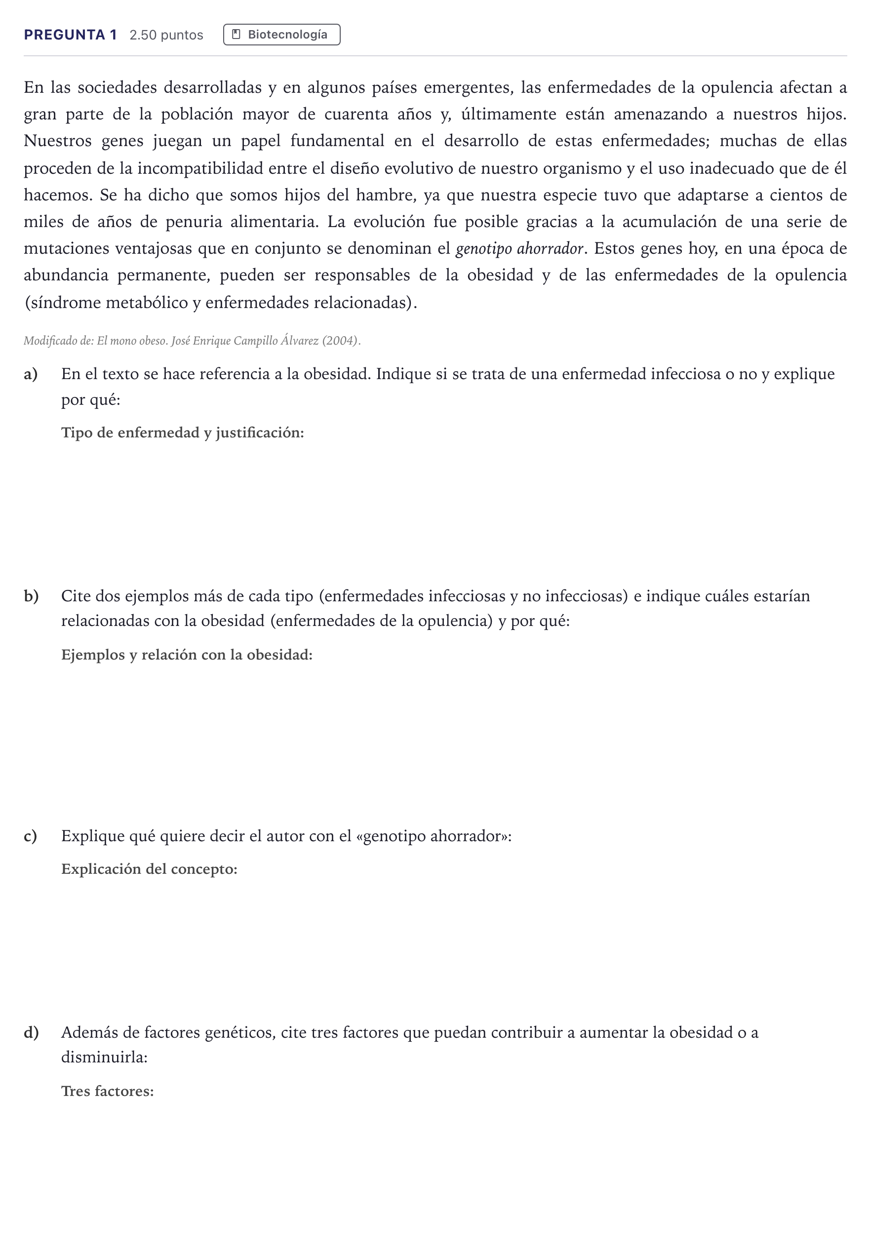 Enunciado: Pregunta 1 · Ciencias Generales PAU Madrid Ordinaria 2026