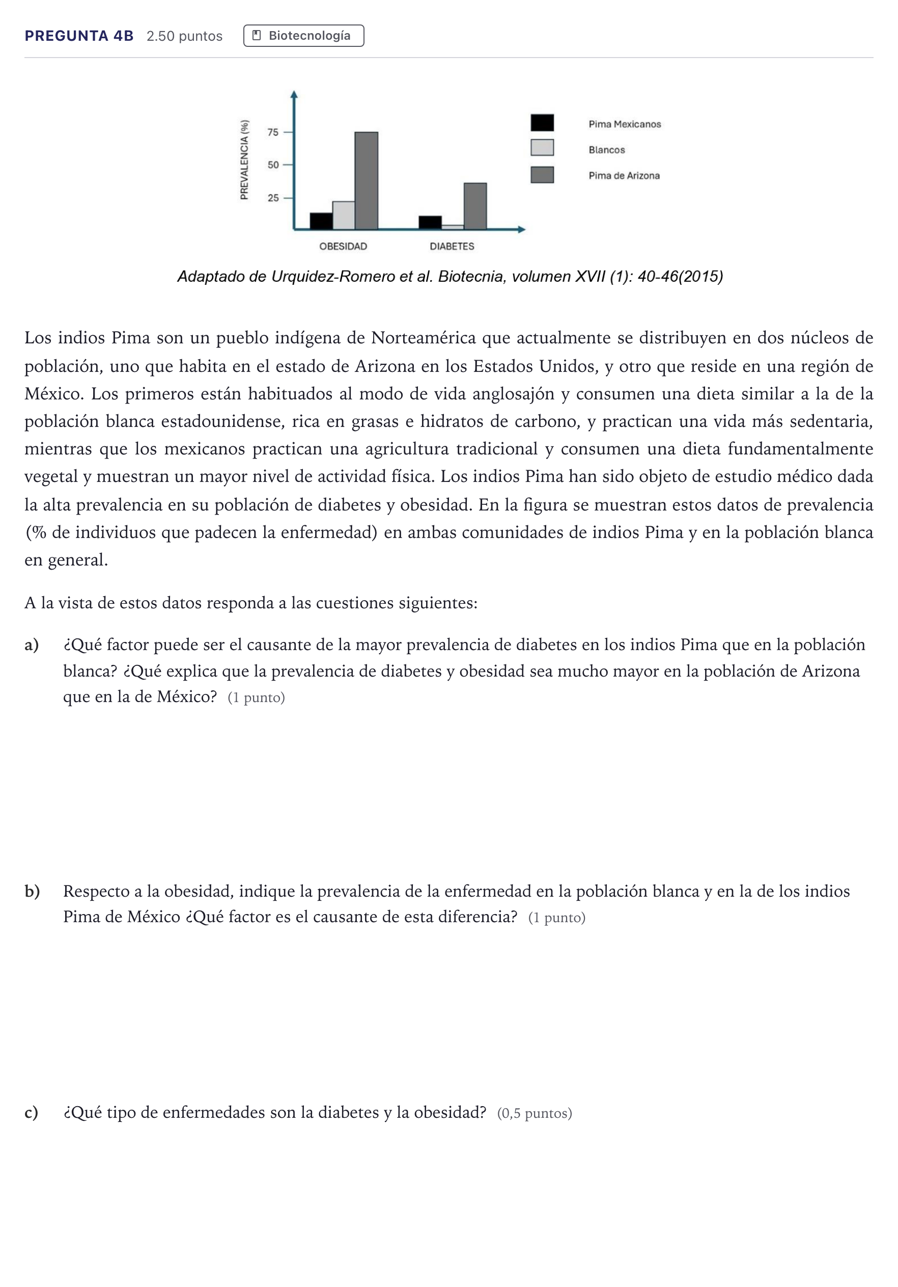 Enunciado: Pregunta 4B · Ciencias Generales PAU Madrid Ordinaria Coincidencias 2026
