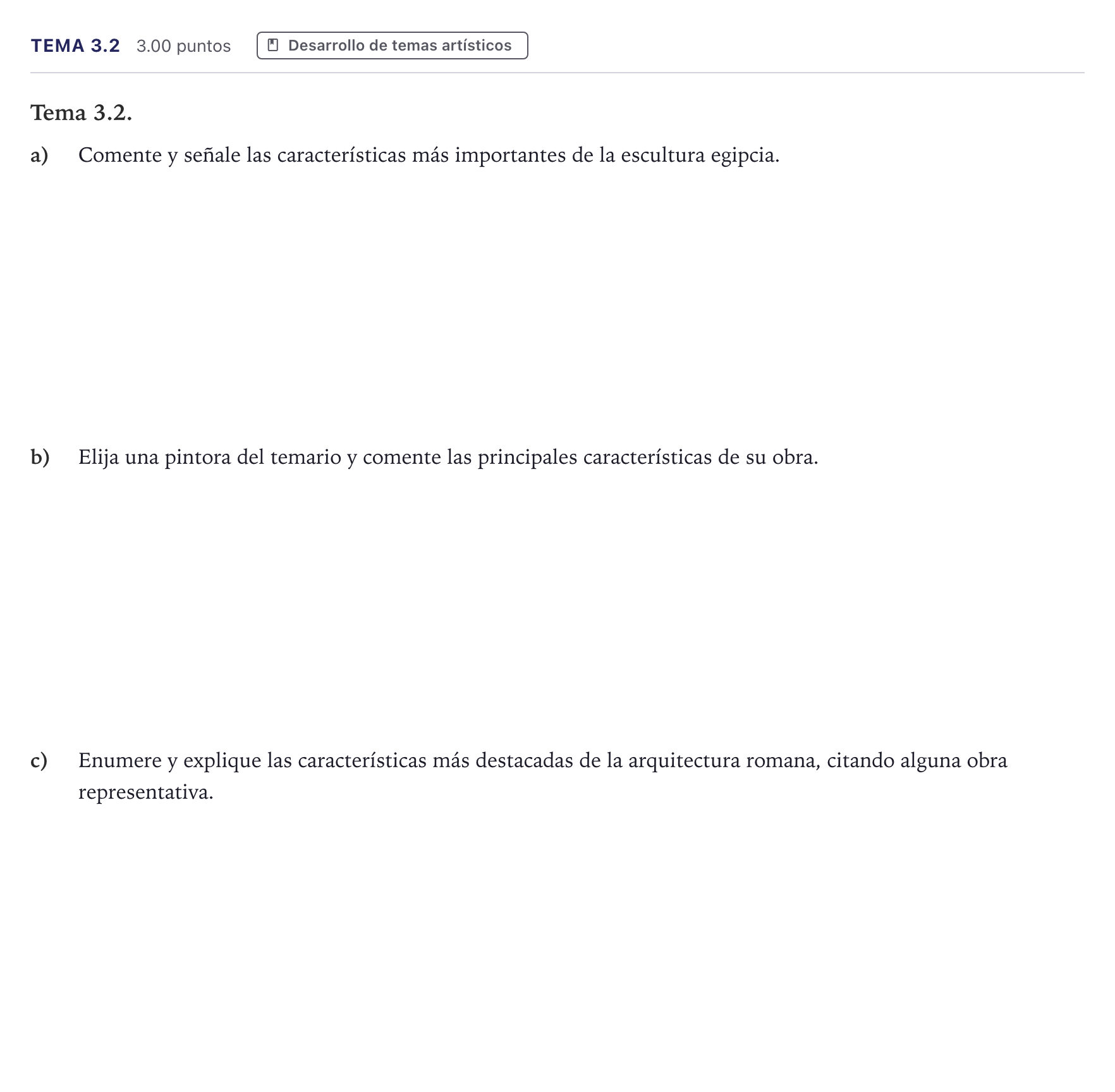 Enunciado: Ejercicio Tema 3.2 · Fundamentos Artísticos PAU Madrid Ordinaria 2026