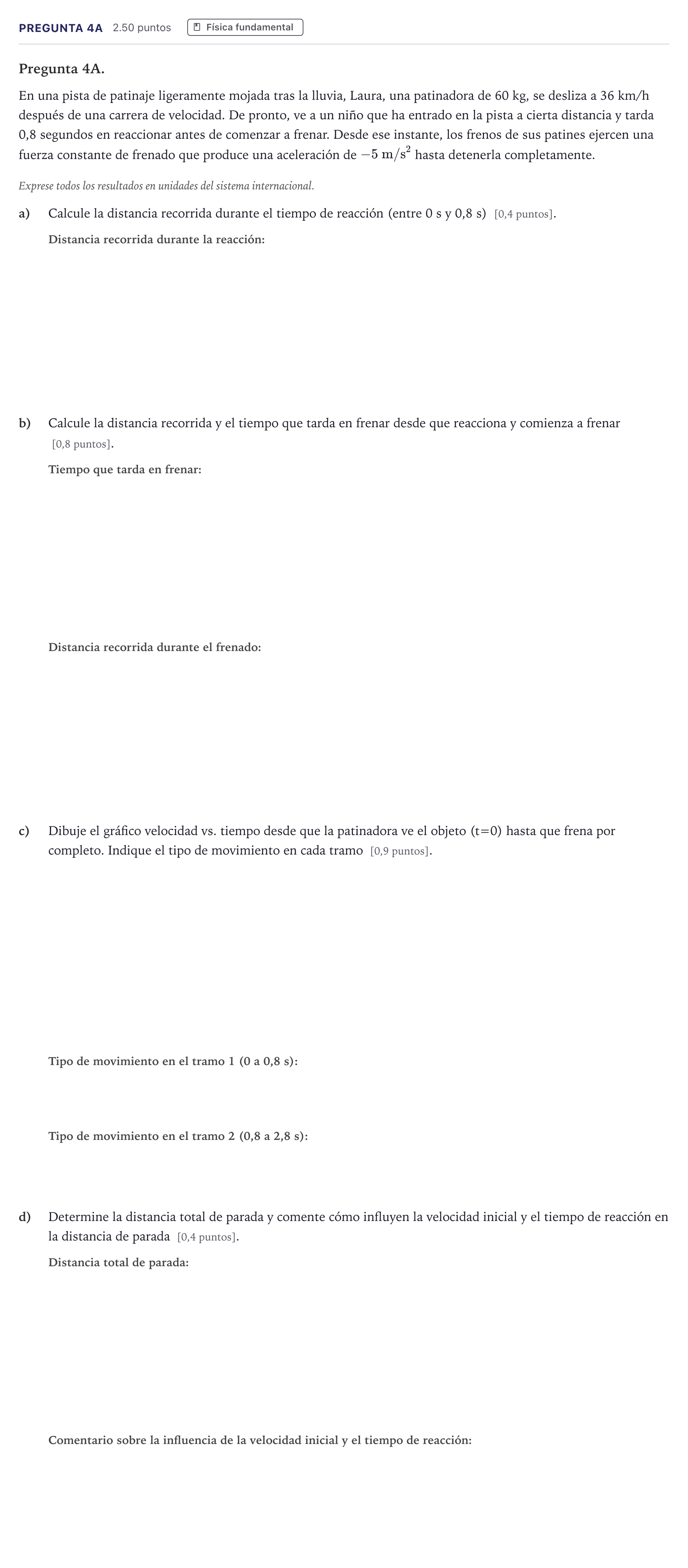 Enunciado: Pregunta 4A · Ciencias Generales PAU Madrid Extraordinaria 2026