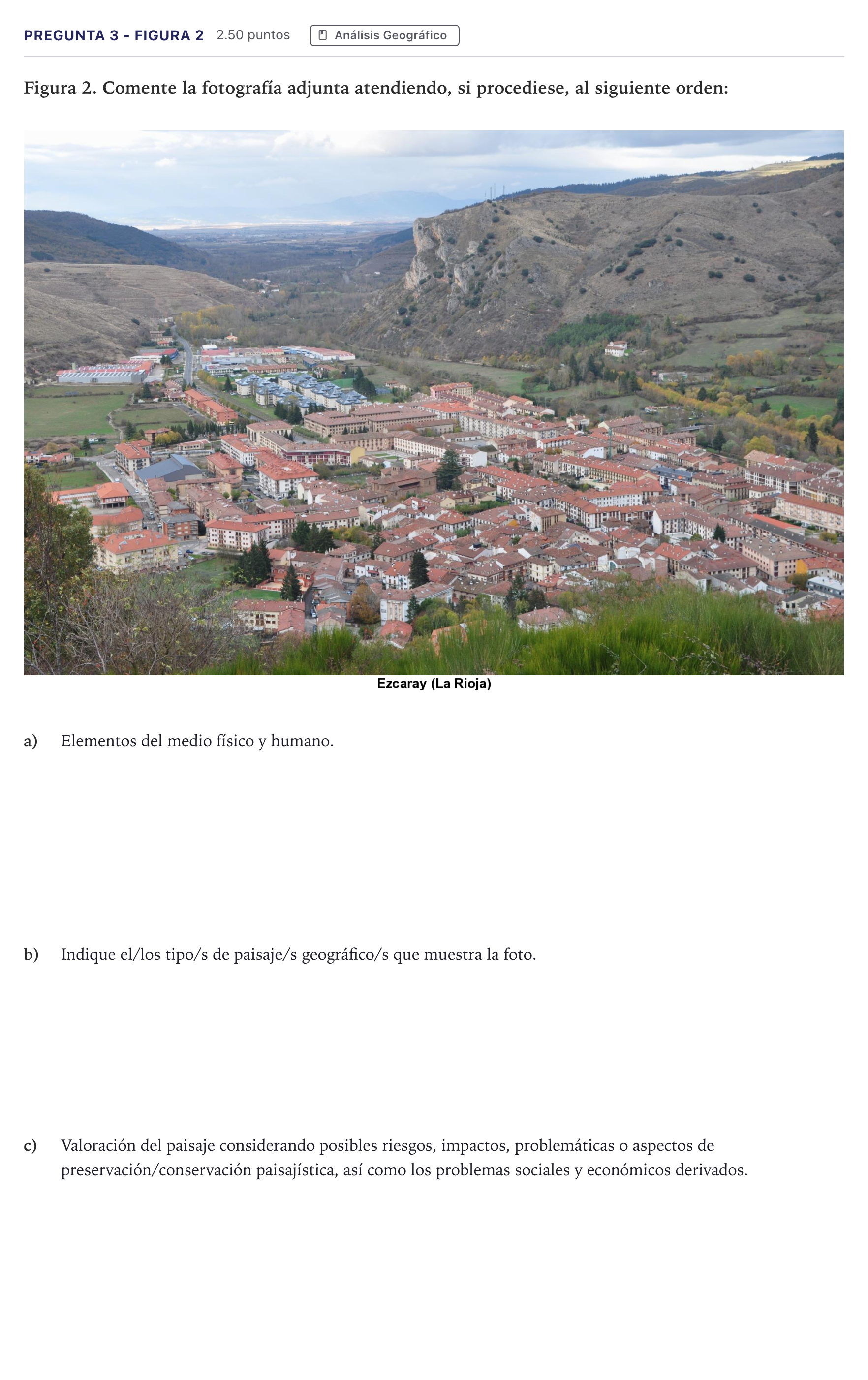 Enunciado: Pregunta 3 - Figura 2 · Geografía PAU Madrid Extraordinaria 2026