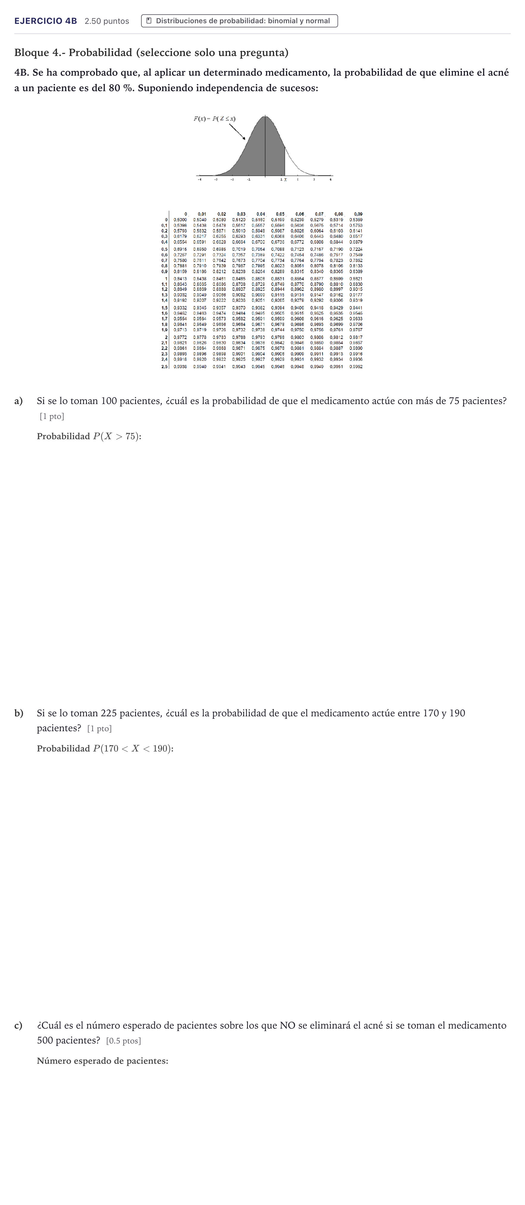 Enunciado: Ejercicio 4B · Matemáticas II PAU Canarias Junio (Ciencias) 2021