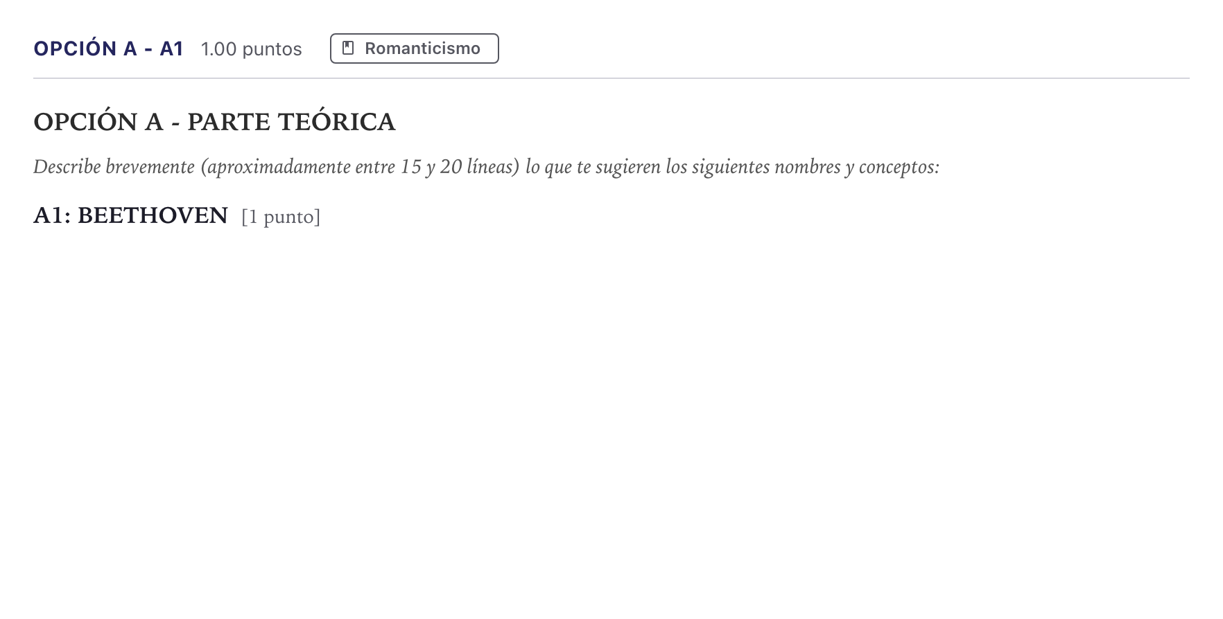 Enunciado: Opción A - A1 · Fundamentos Artísticos PAU Canarias Julio 2021