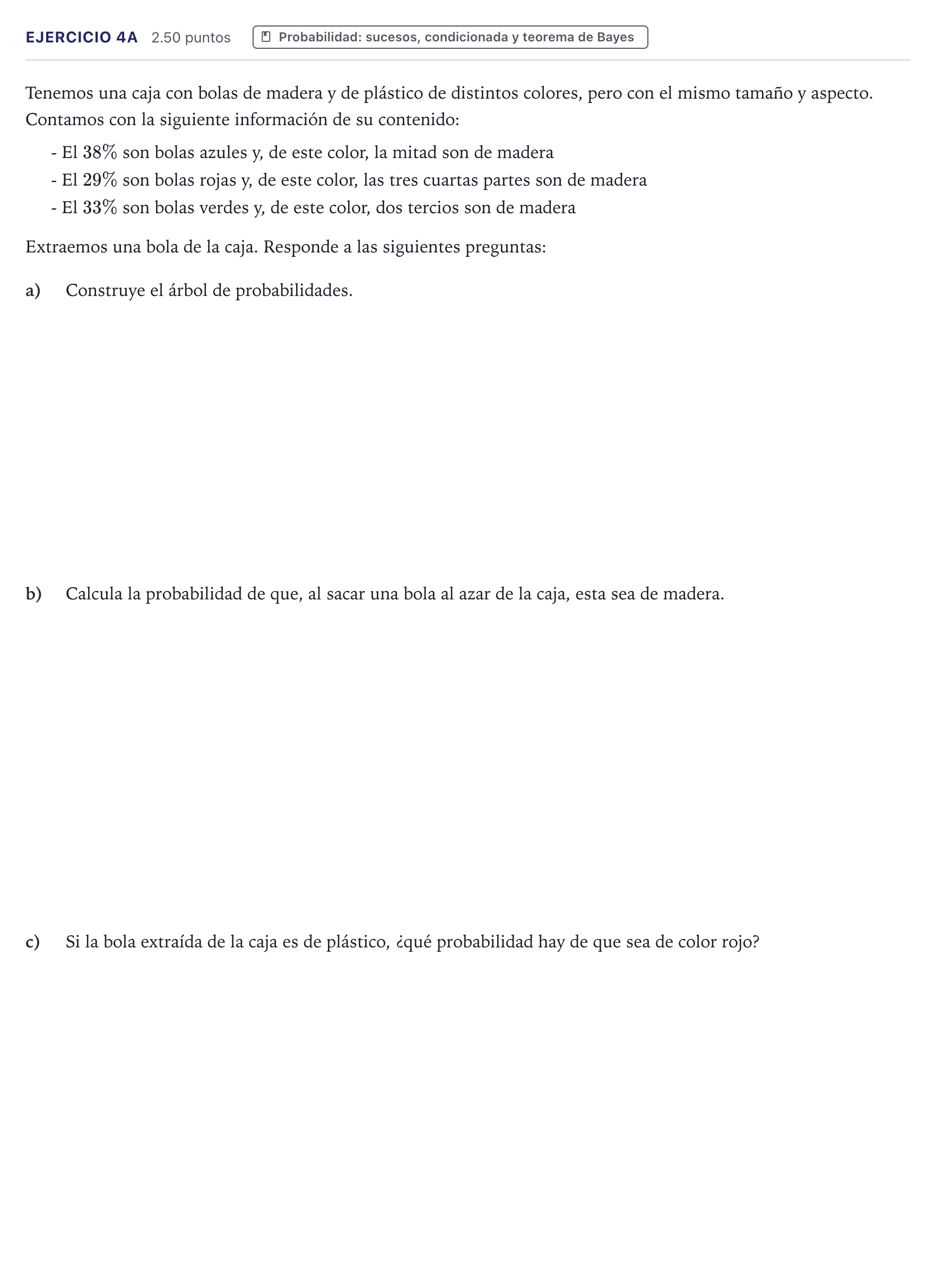 Enunciado: Ejercicio 4A · Matemáticas II PAU Canarias Junio 2022