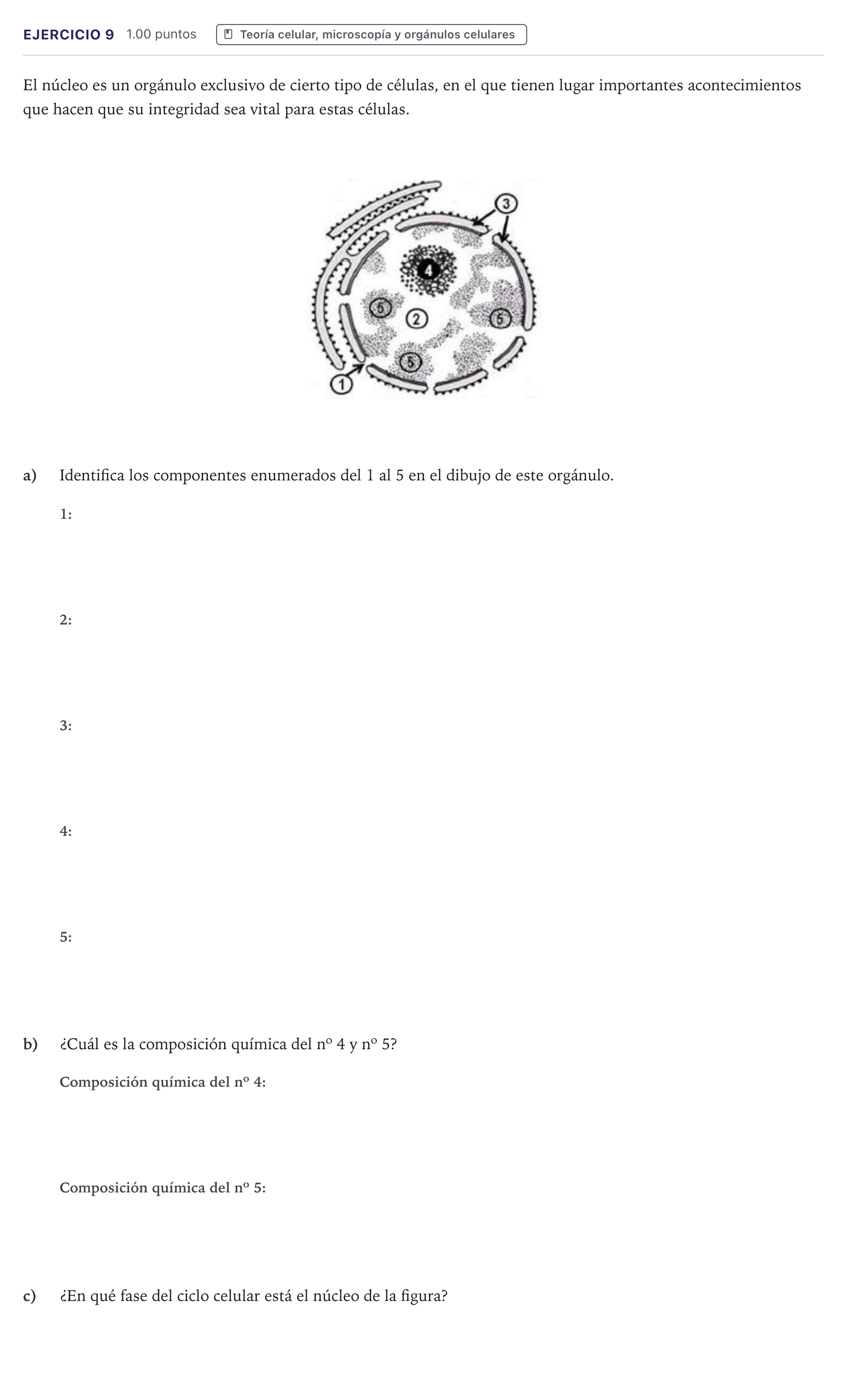 Enunciado: Problema 9 · Biología PAU Canarias Junio 2022