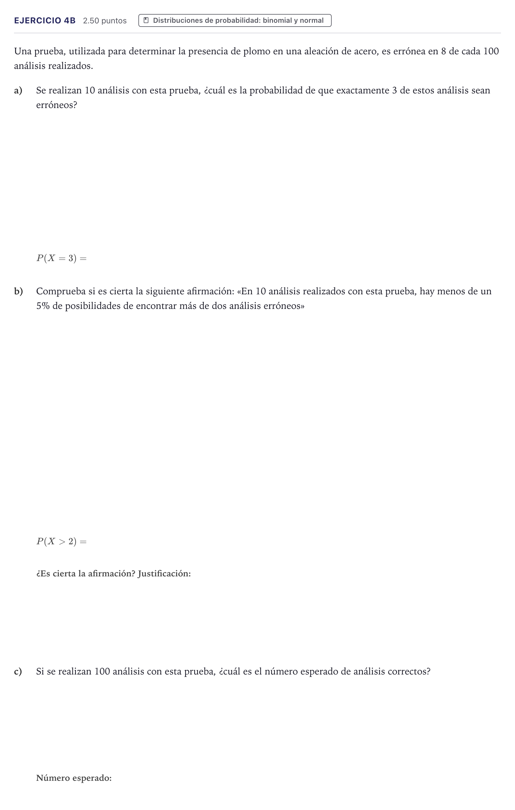 Enunciado: Ejercicio 4B · Matemáticas II PAU Canarias Julio 2022