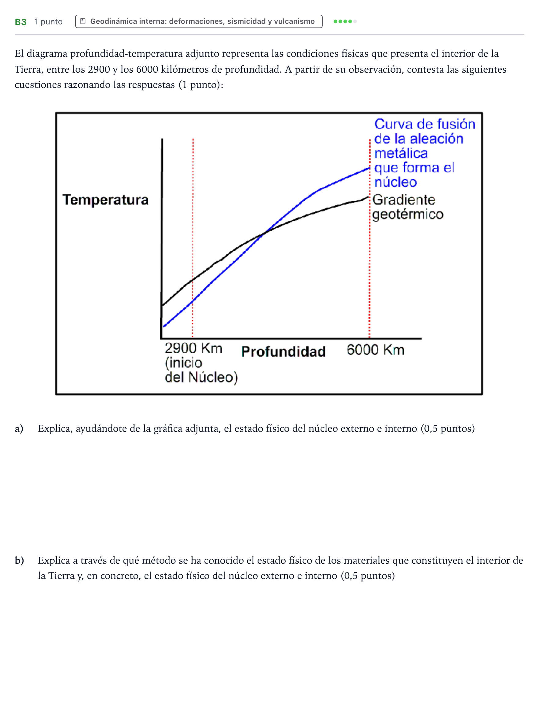 Enunciado: Ejercicio B3 · Geología PAU Canarias Julio 2022