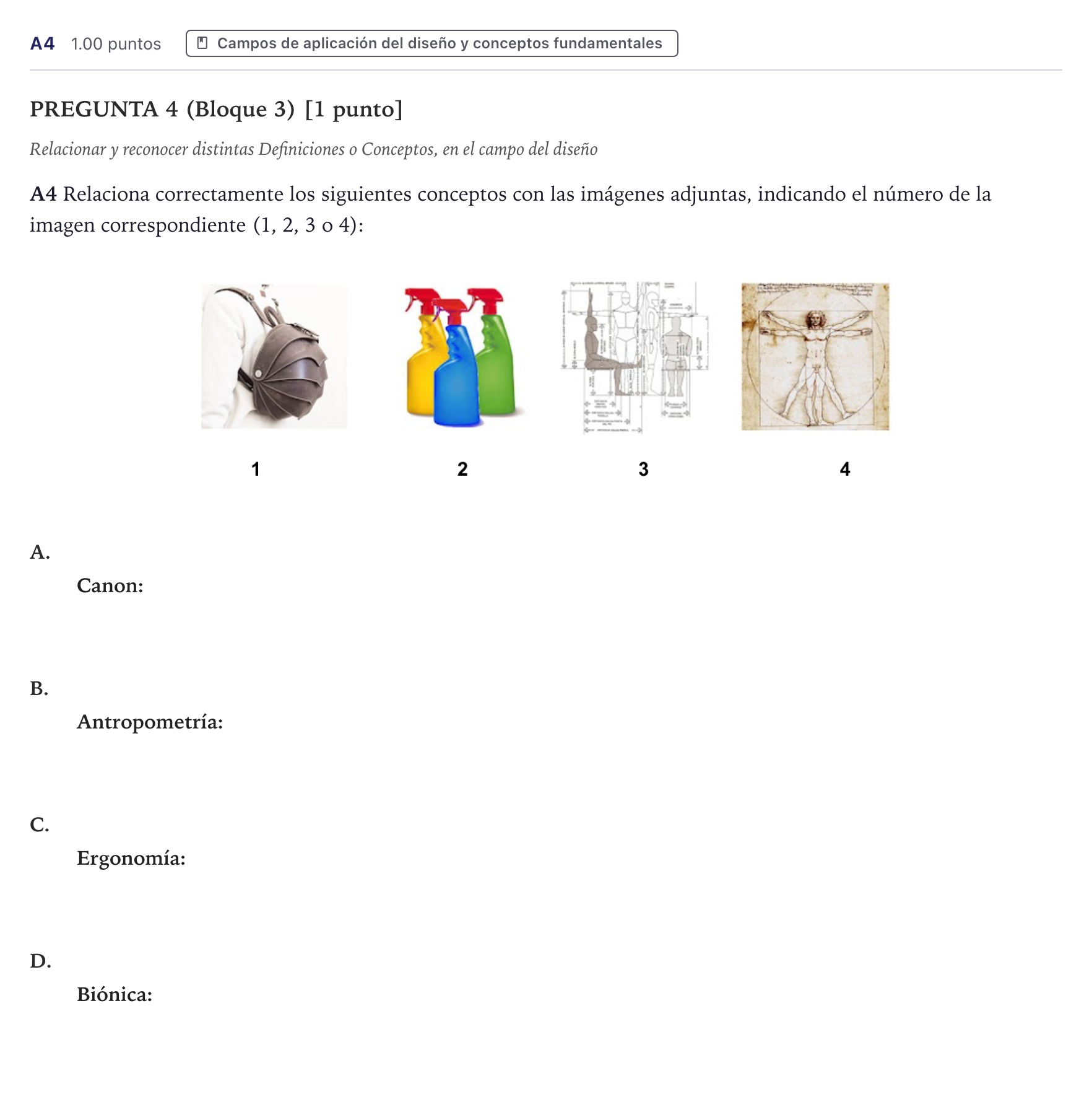 Enunciado: Ejercicio A4 · Diseño PAU Canarias Junio 2023