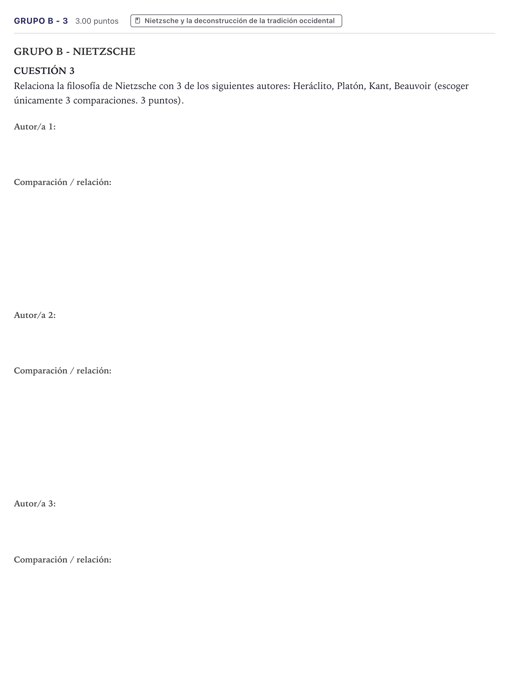 Enunciado: Ejercicio Grupo B - 3 · Historia de la Filosofía PAU Canarias Junio (Ciencias) 2024