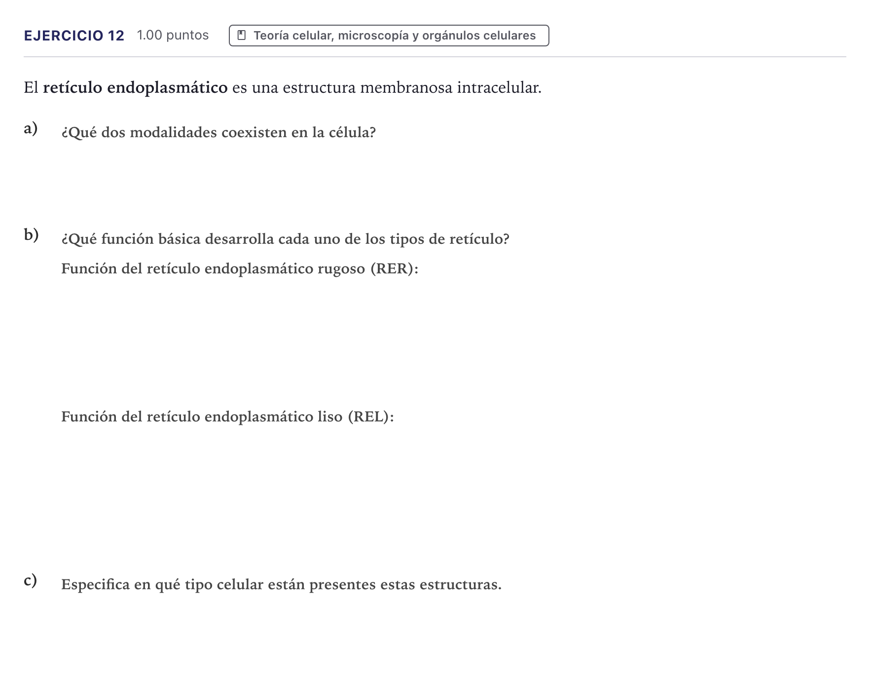 Enunciado: Problema 12 · Biología PAU Canarias Junio 2024