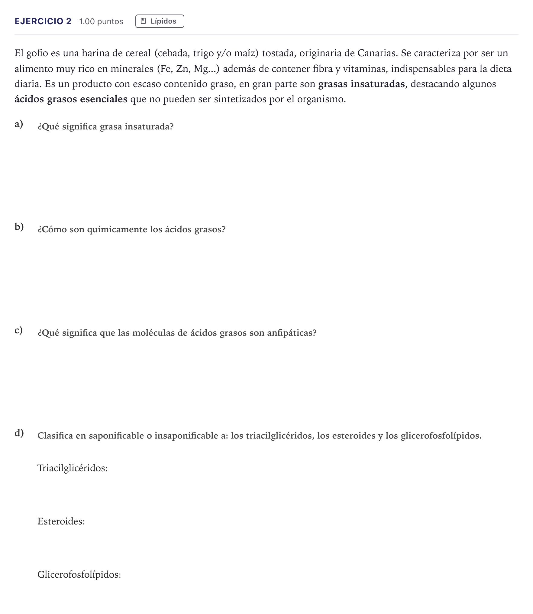 Enunciado: Problema 2 · Biología PAU Canarias Junio 2024