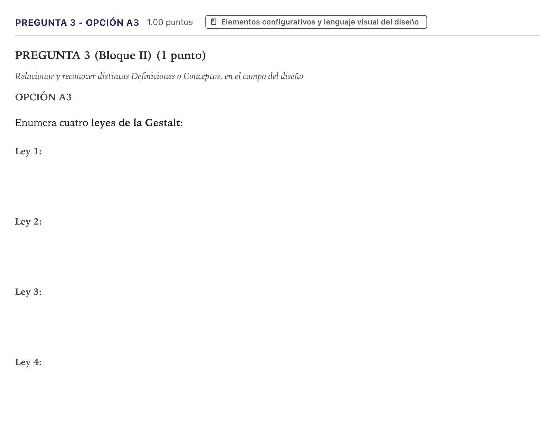 Enunciado: Pregunta 3 - Opción A3 · Diseño PAU Canarias Junio 2024