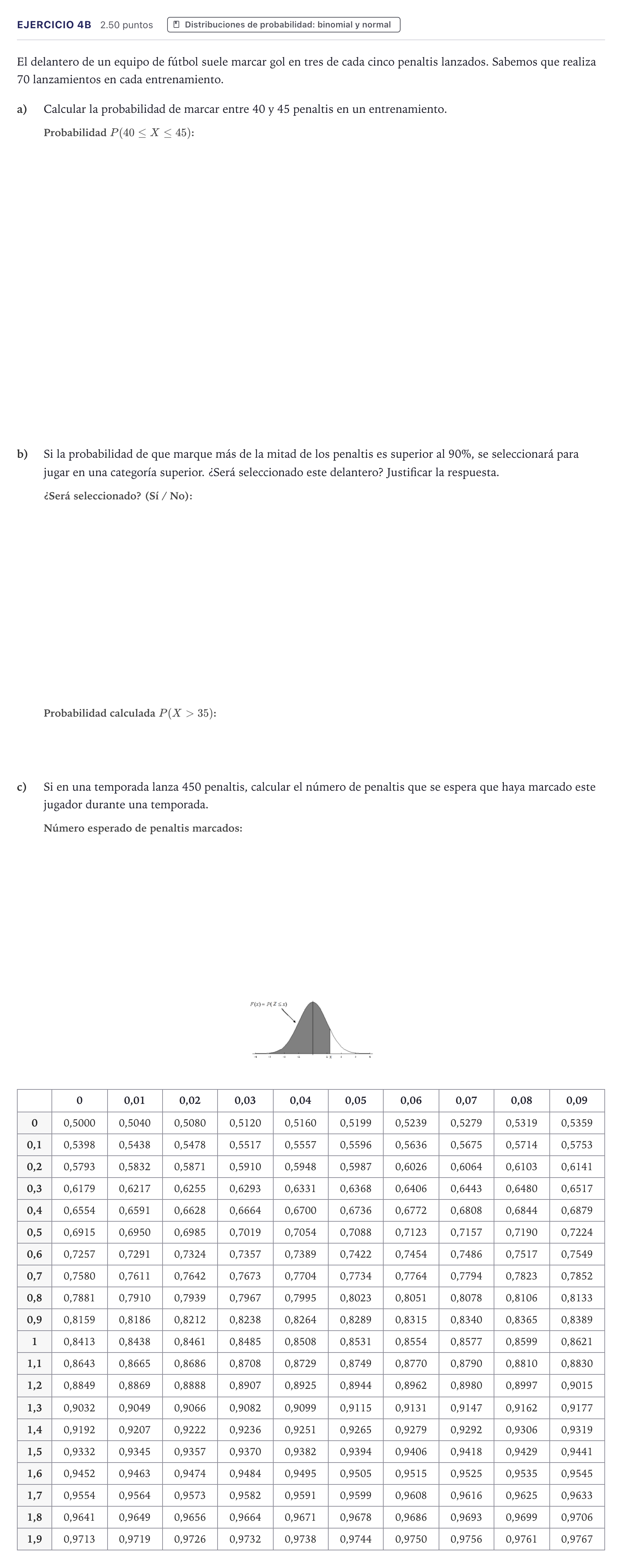 Enunciado: Ejercicio 4B · Matemáticas II PAU Canarias Julio 2024