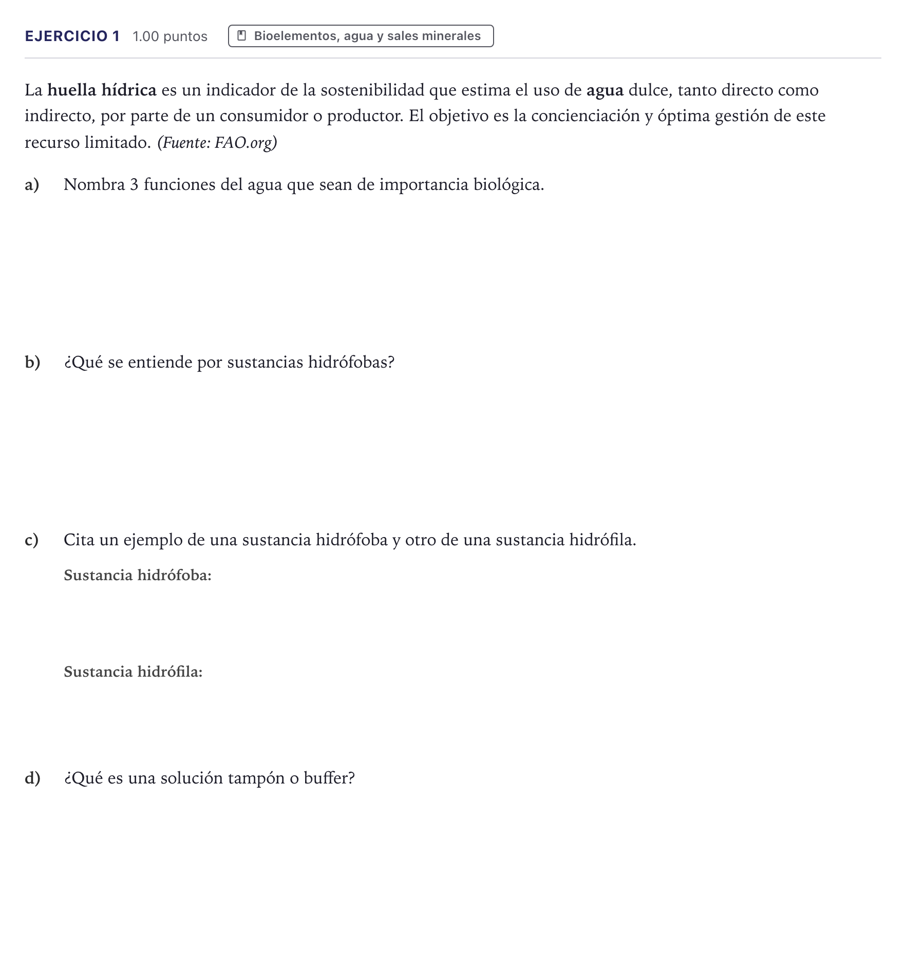 Enunciado: Problema 1 · Biología PAU Canarias Junio 2025