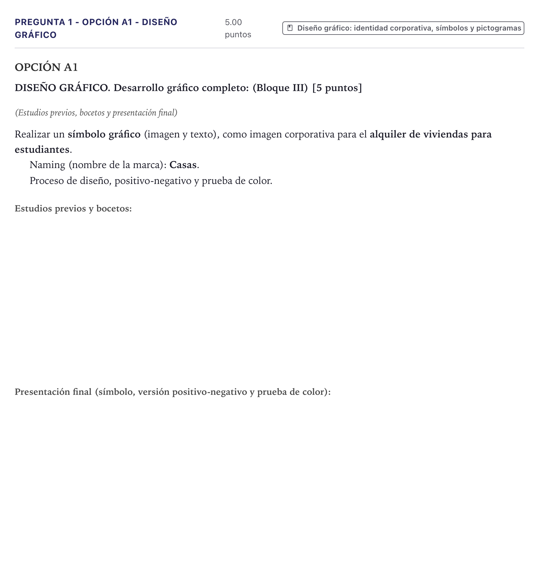 Enunciado: Pregunta 1 - Opción A1 - Diseño gráfico · Diseño PAU Canarias Junio 2025
