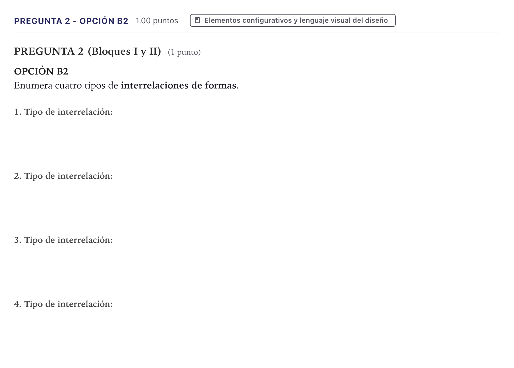 Enunciado: Pregunta 2 - Opción B2 · Diseño PAU Canarias Junio 2025