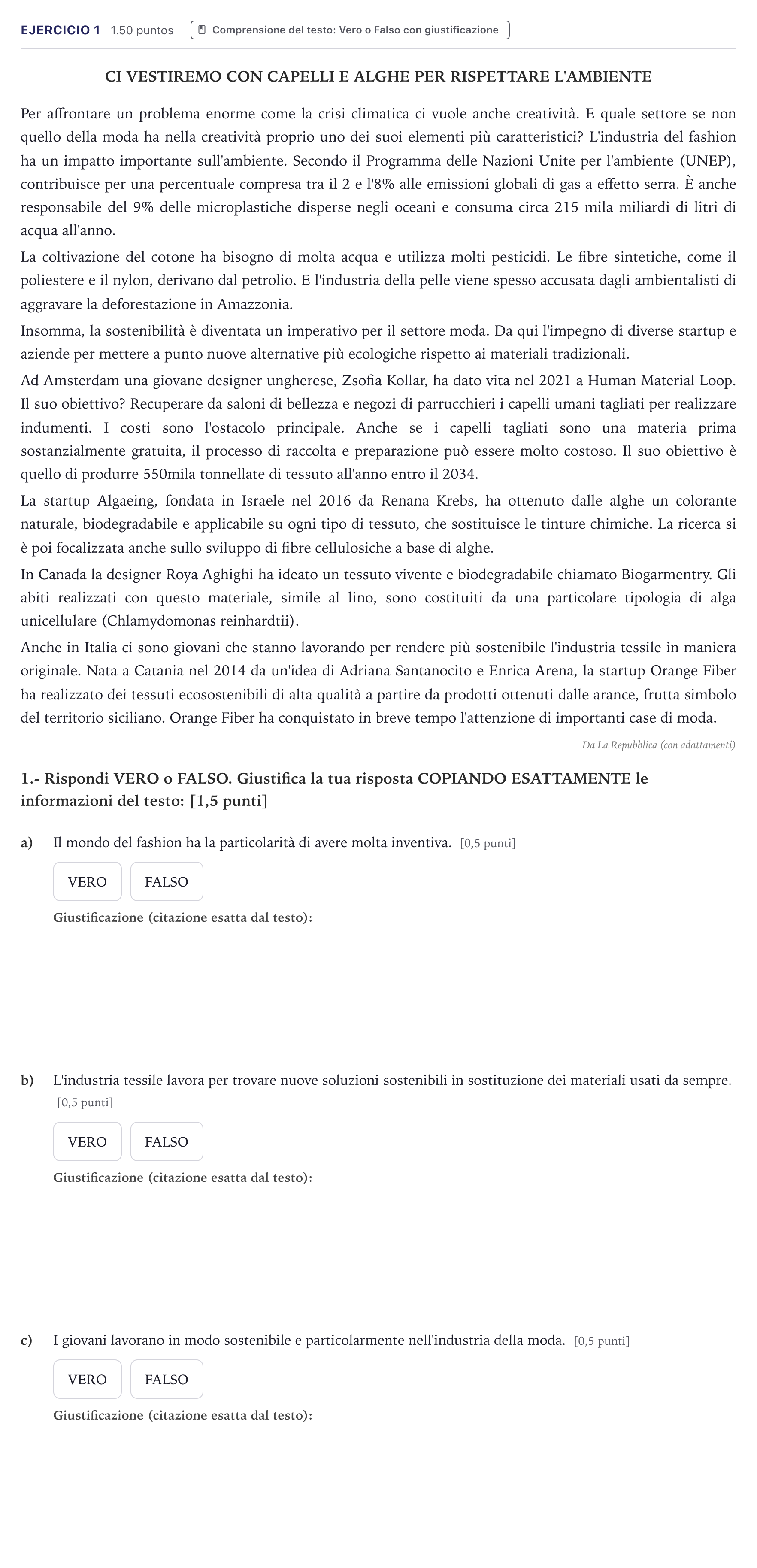 Enunciado: Problema 1 · Italiano PAU Canarias Julio 2025