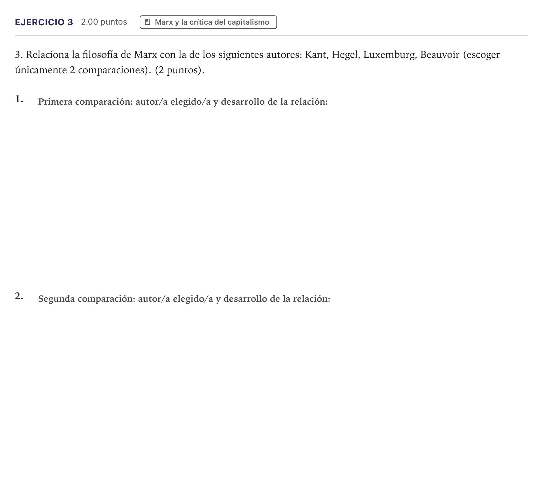 Enunciado: Problema 3 · Historia de la Filosofía PAU Canarias Julio 2025