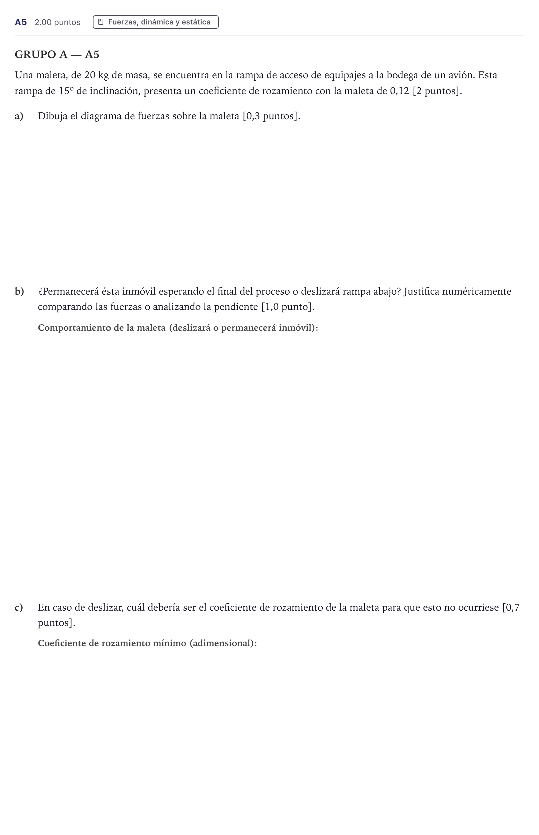 Enunciado: Ejercicio A5 · Ciencias Generales PAU Canarias Julio (Ciencias) 2025