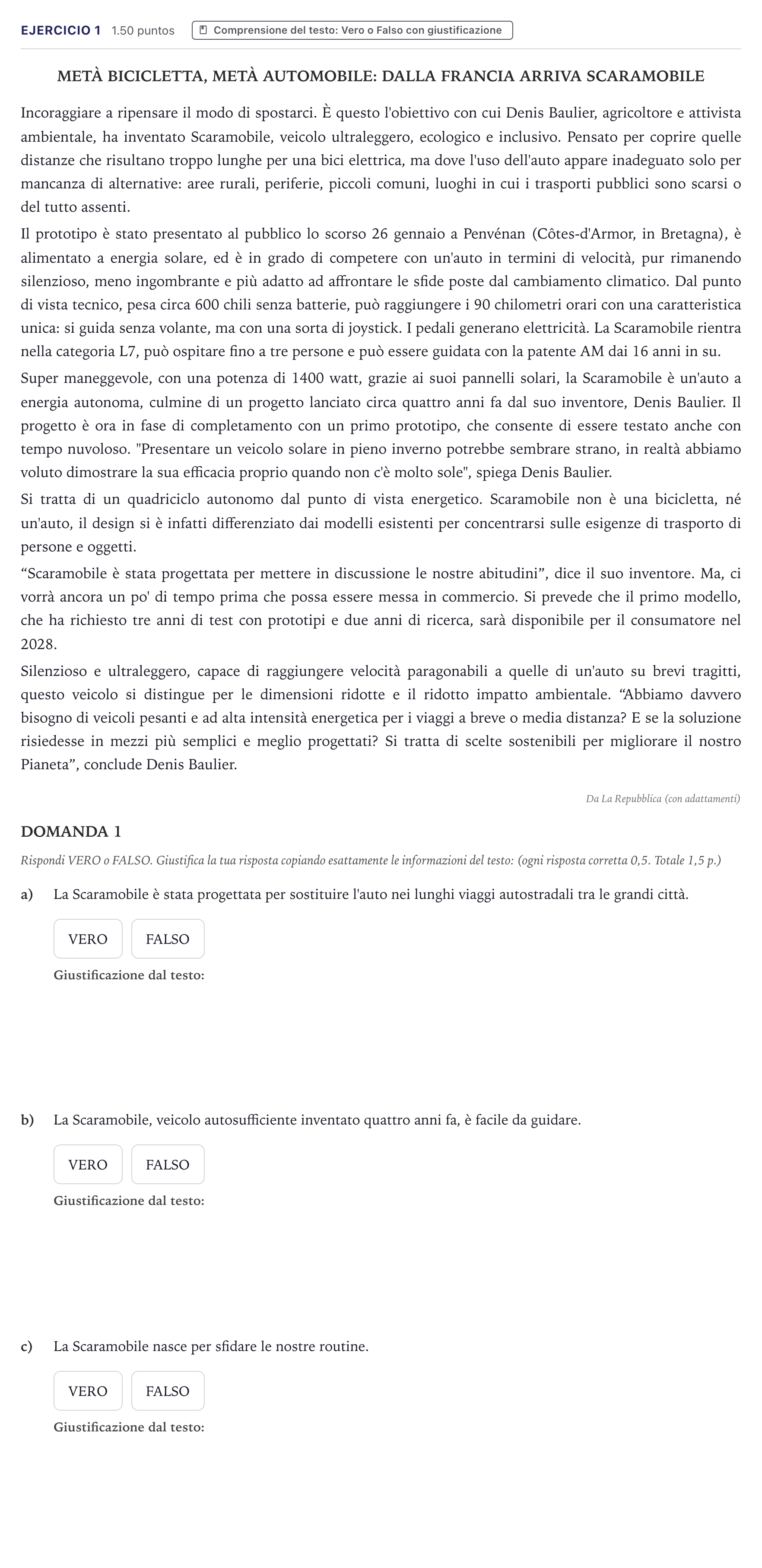 Enunciado: Problema 1 · Italiano PAU Canarias Junio (Ciencias) 2026