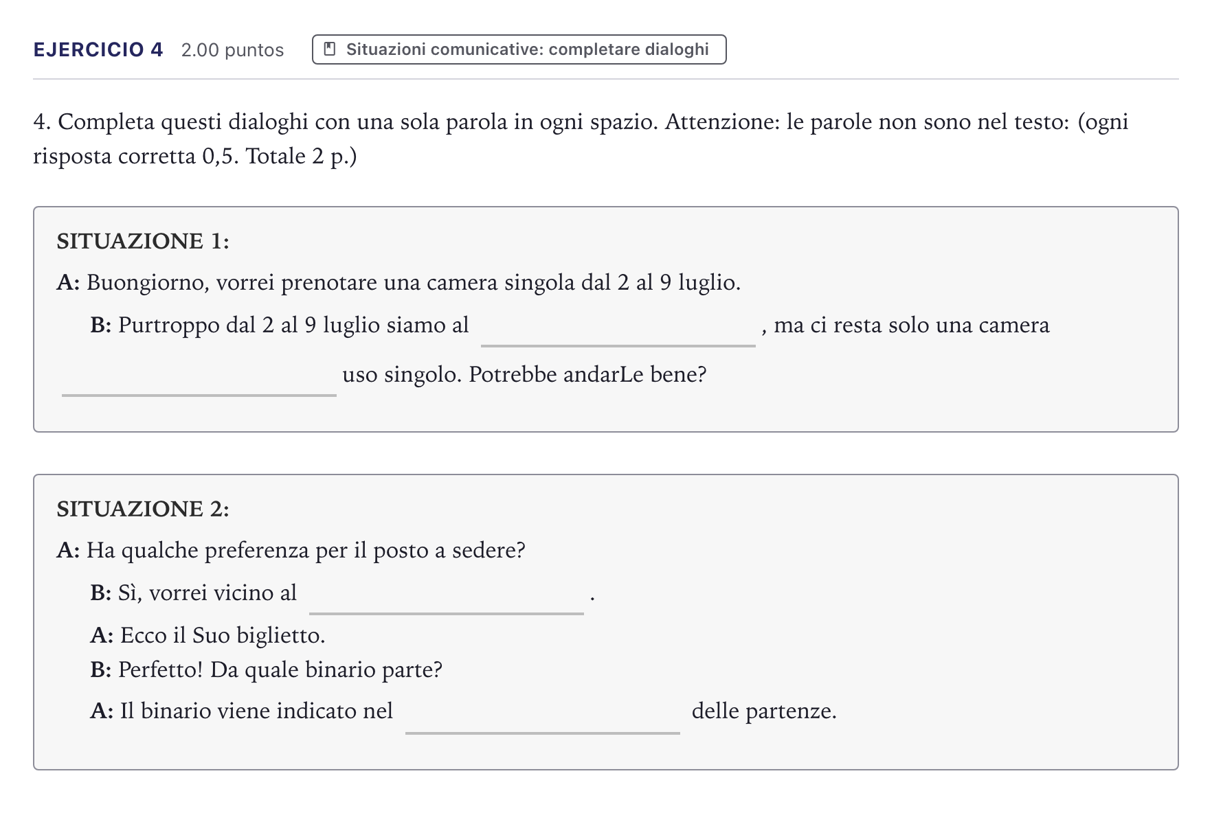 Enunciado: Problema 4 · Italiano PAU Canarias Junio (Ciencias) 2026