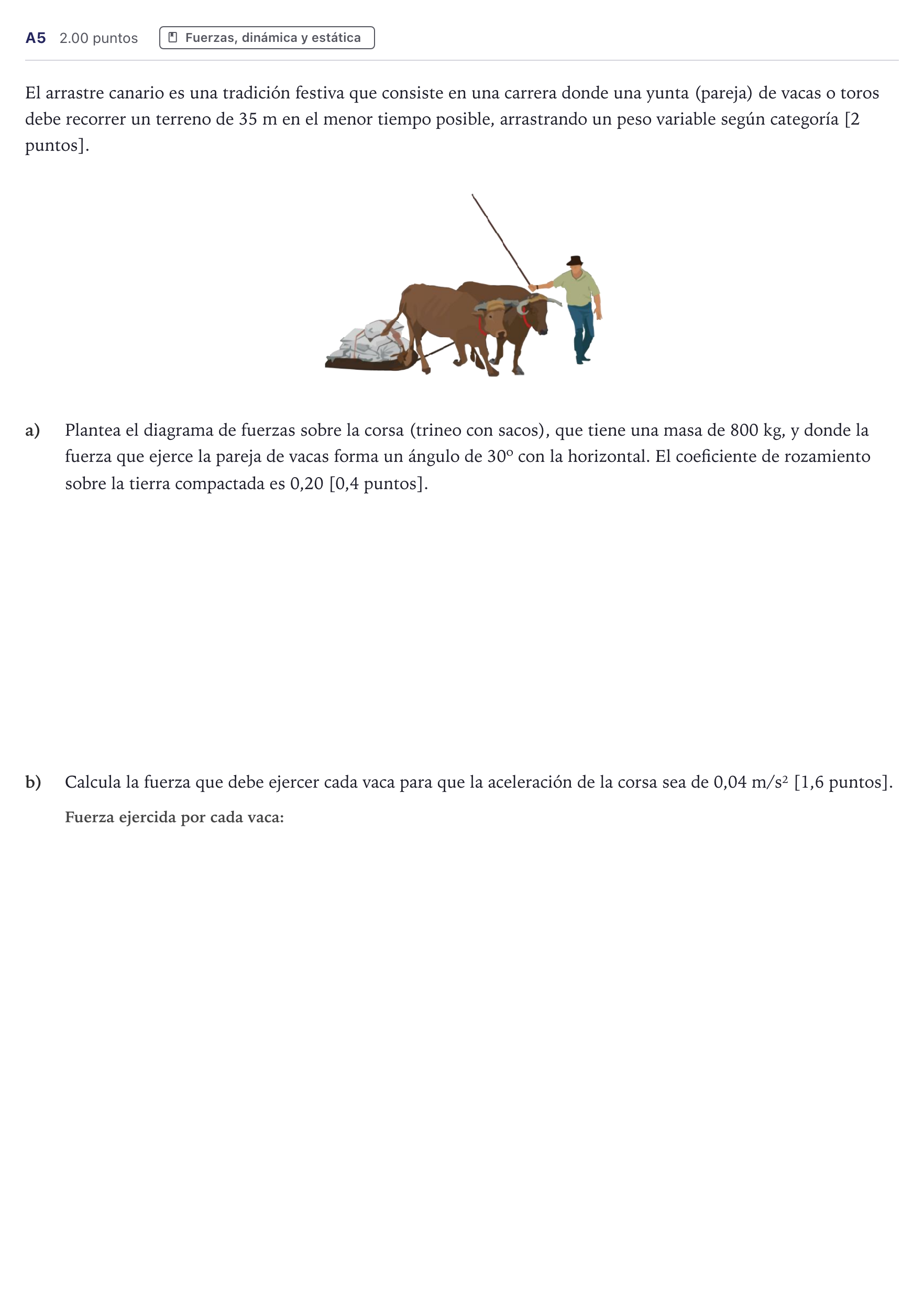 Enunciado: Ejercicio A5 · Ciencias Generales PAU Canarias Junio (Ciencias) 2026