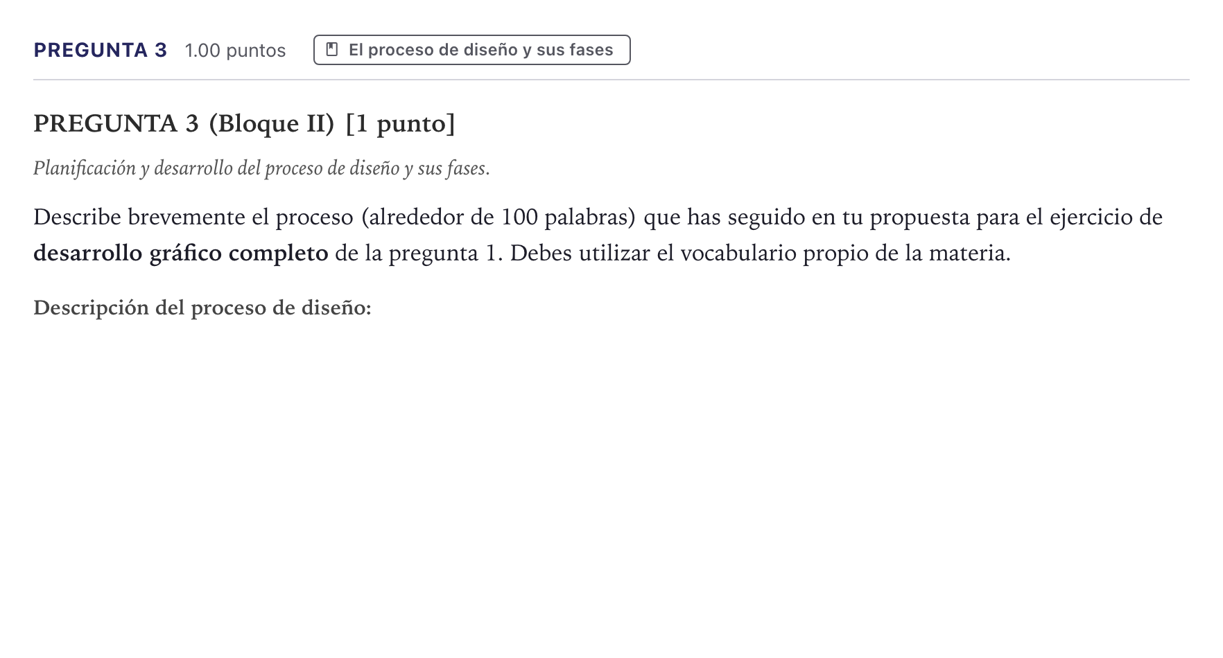 Enunciado: Pregunta 3 · Diseño PAU Canarias Junio 2026