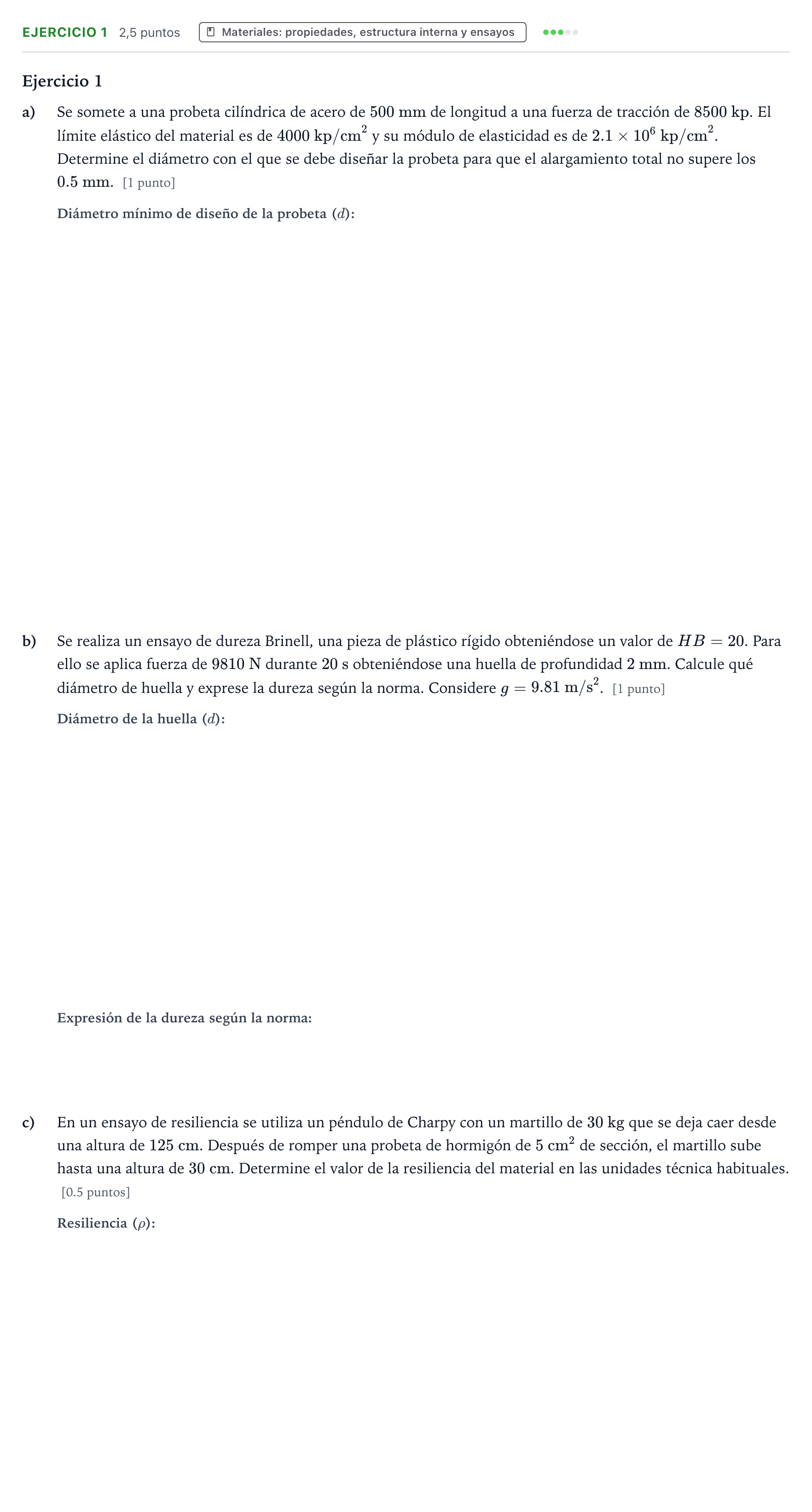 Enunciado: Ejercicio 1 · Tecnología e Ingeniería II PAU Canarias Junio 2026