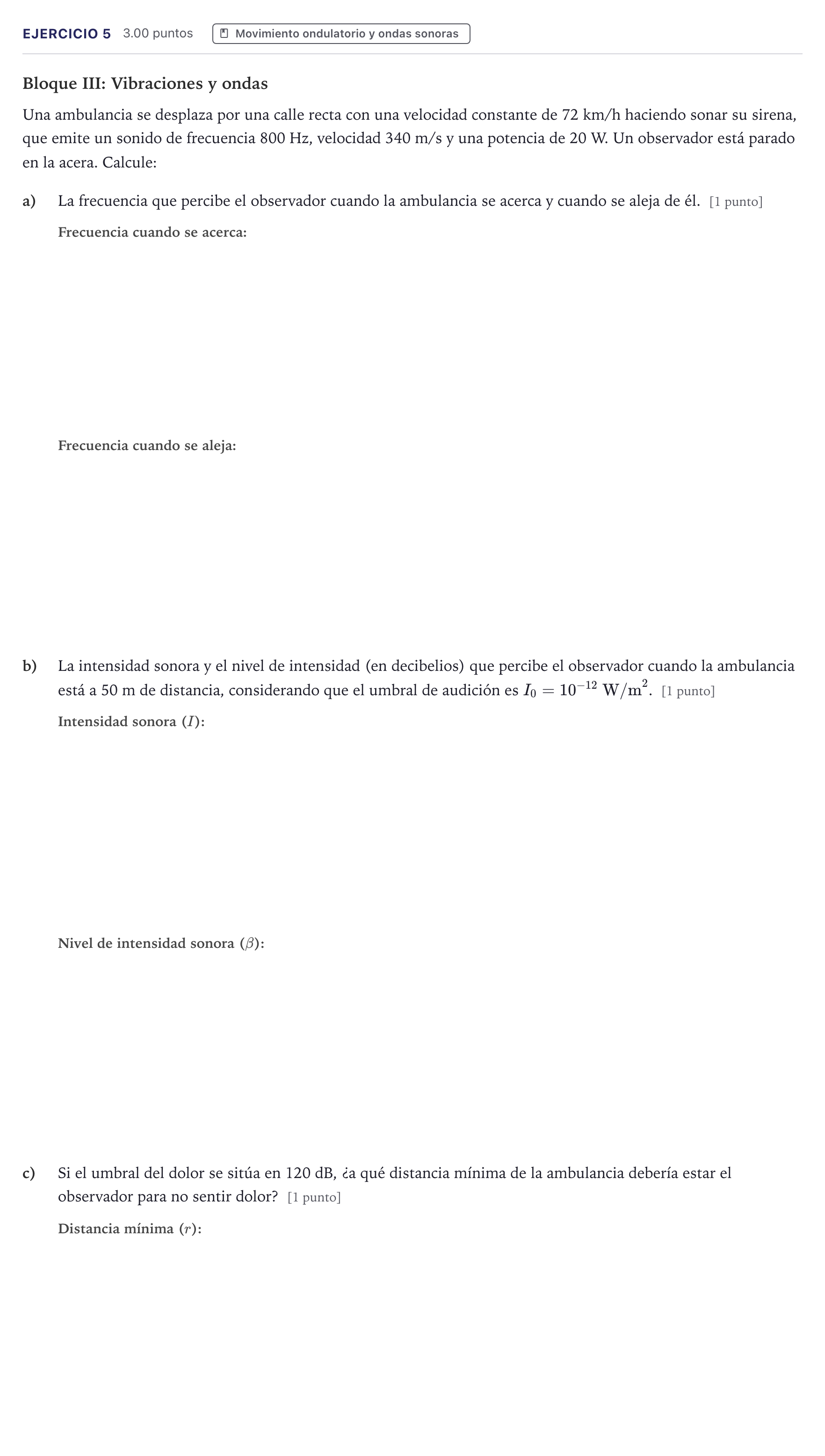 Enunciado: Problema 5 · Física PAU Canarias Julio 2026