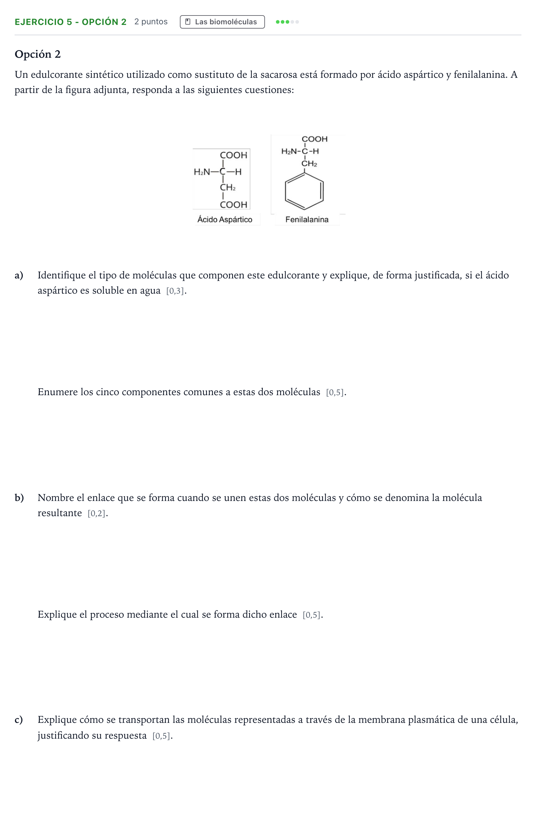Enunciado: Ejercicio 5 - Opción 2 · Biología PAU Andalucía Ordinaria Suplente 1 2026