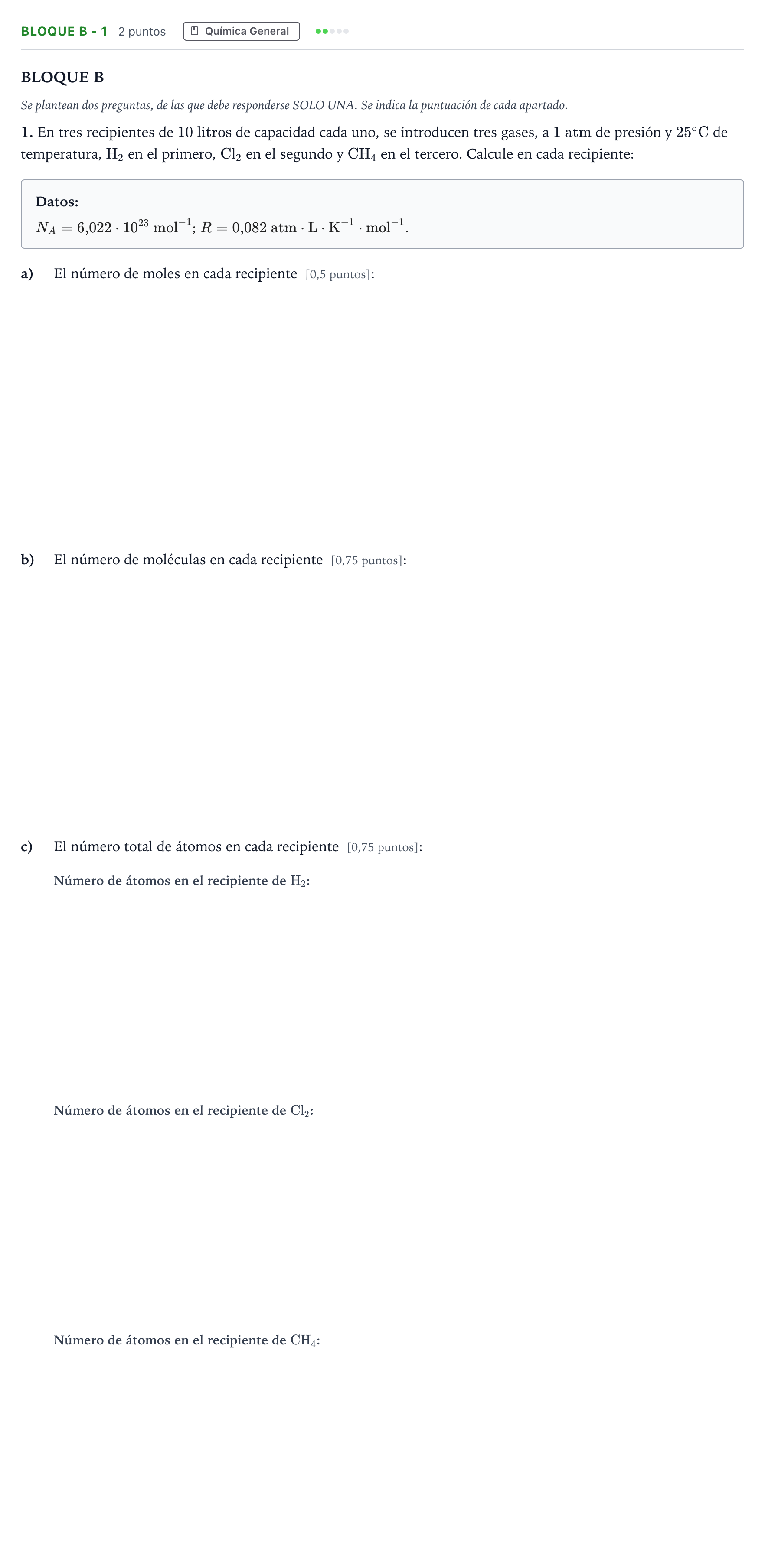 Enunciado: Bloque B - 1 · Ciencias Generales PAU Andalucía Ordinaria Suplente 2 2026