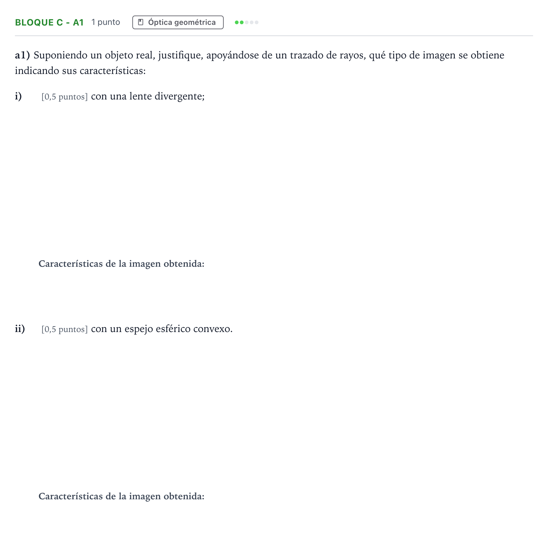 Enunciado: Bloque C - a1 · Física PAU Andalucía Ordinaria Suplente 2 2026