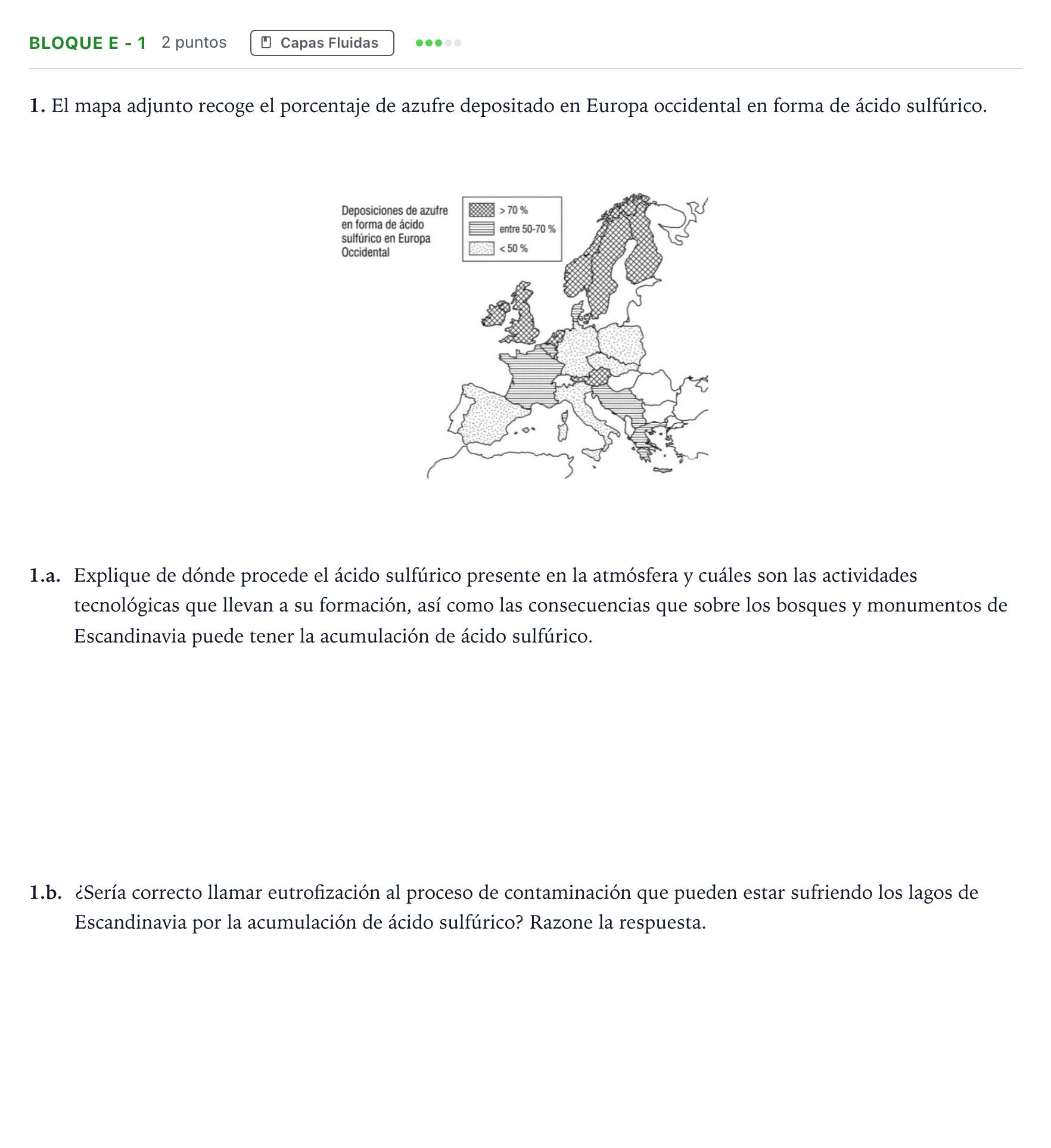 Enunciado: Bloque E - 1 · Geología PAU Andalucía Ordinaria Suplente 1 2026