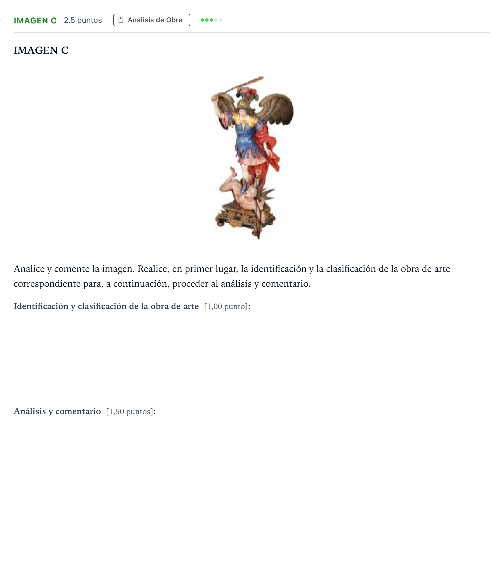 Enunciado: Ejercicio IMAGEN C · Historia del Arte PAU Andalucía Ordinaria Titular 2026