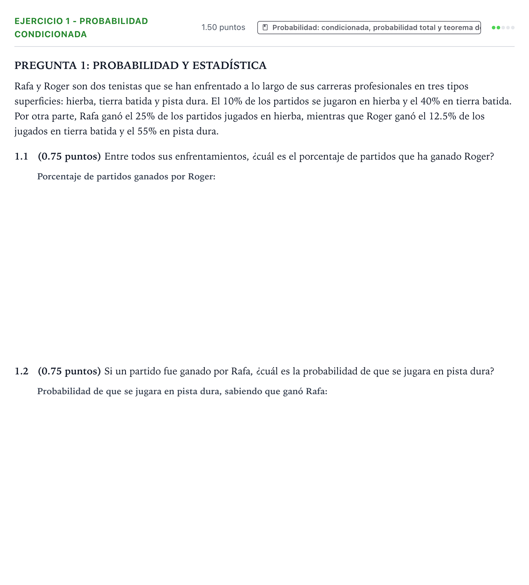 Enunciado: Ejercicio 1 - Probabilidad condicionada · Matemáticas II PAU Valencia Extraordinaria 2026