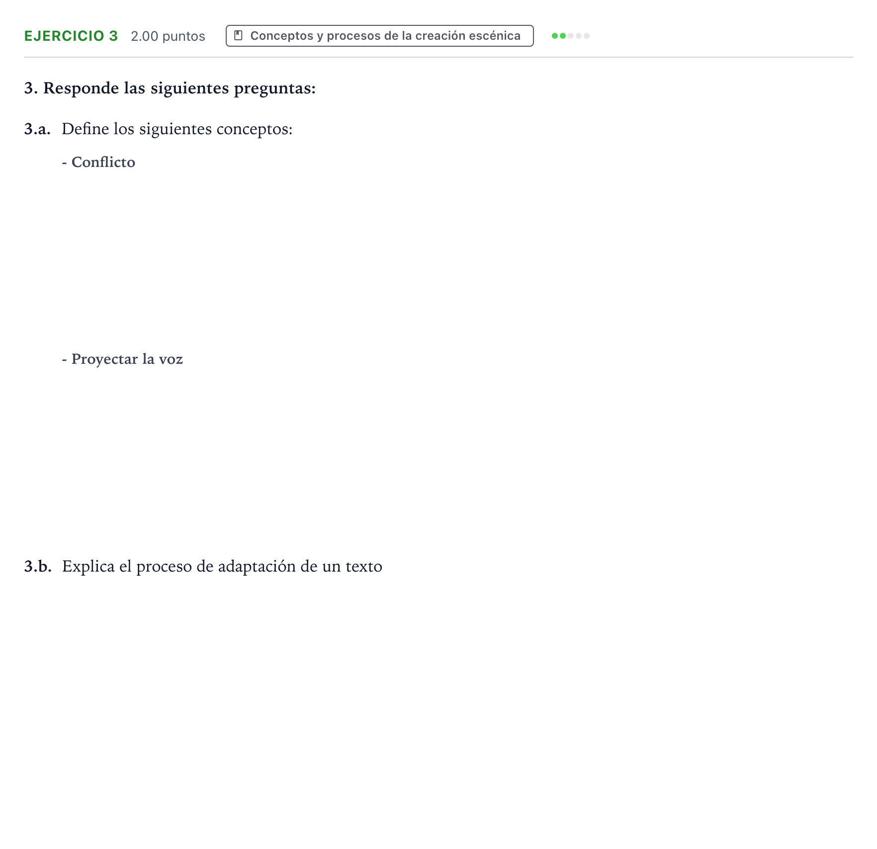 Enunciado: Problema 3 · Artes Escénicas PAU Valencia Ordinaria solapamiento 2026