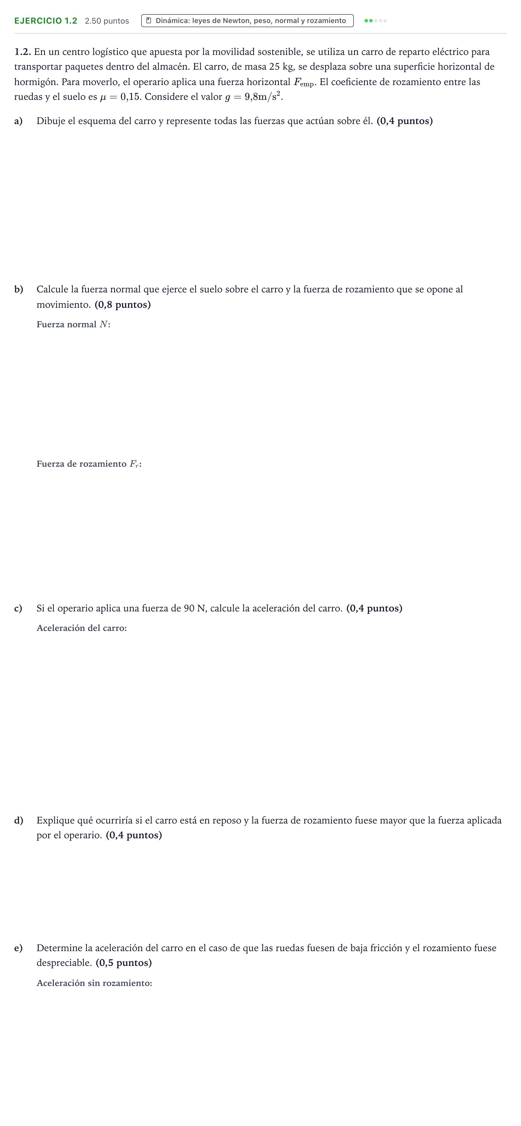 Enunciado: Ejercicio 1.2 · Ciencias Generales PAU Valencia Extraordinaria 2026