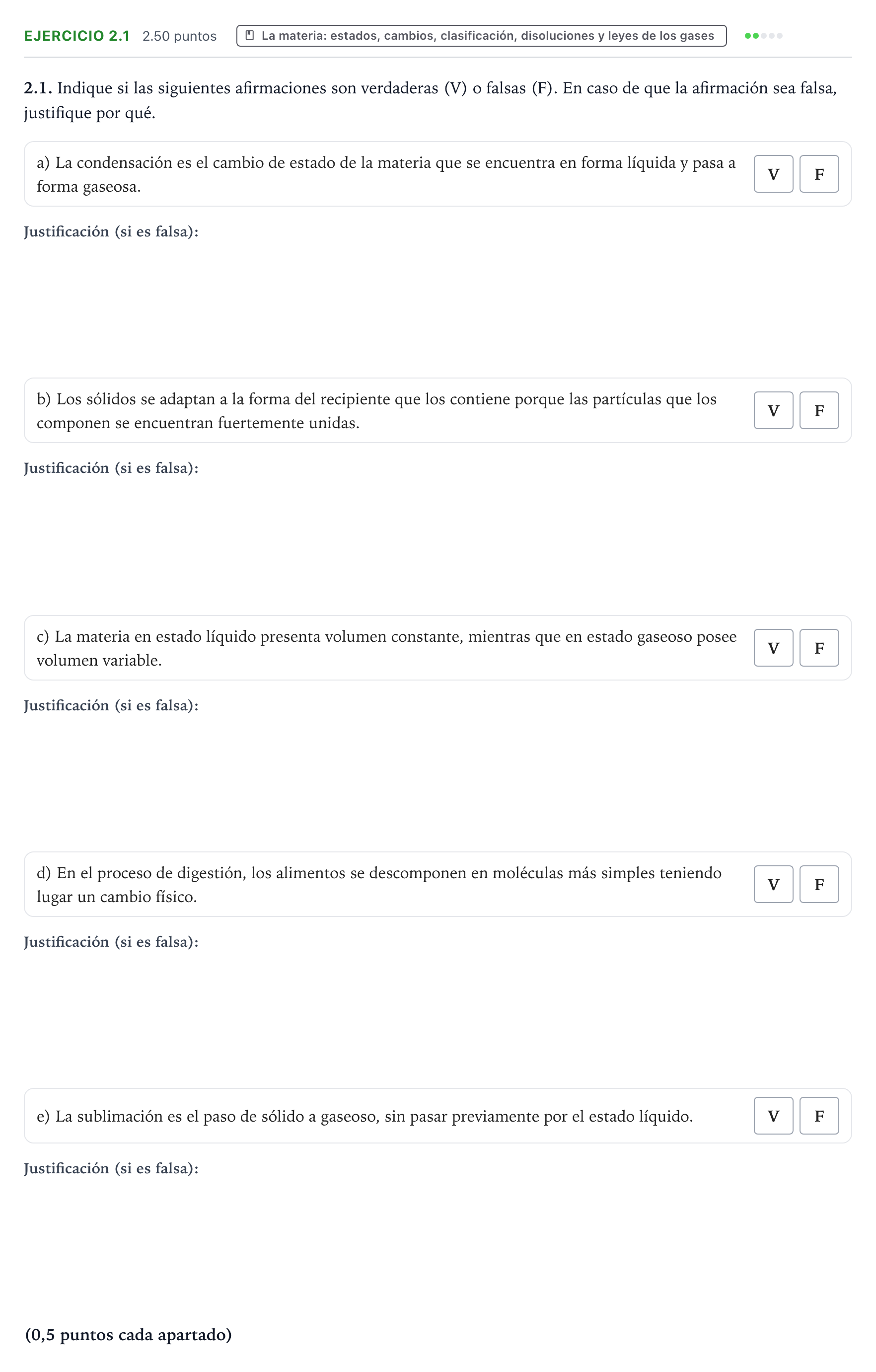 Enunciado: Ejercicio 2.1 · Ciencias Generales PAU Valencia Extraordinaria solapamiento 2026