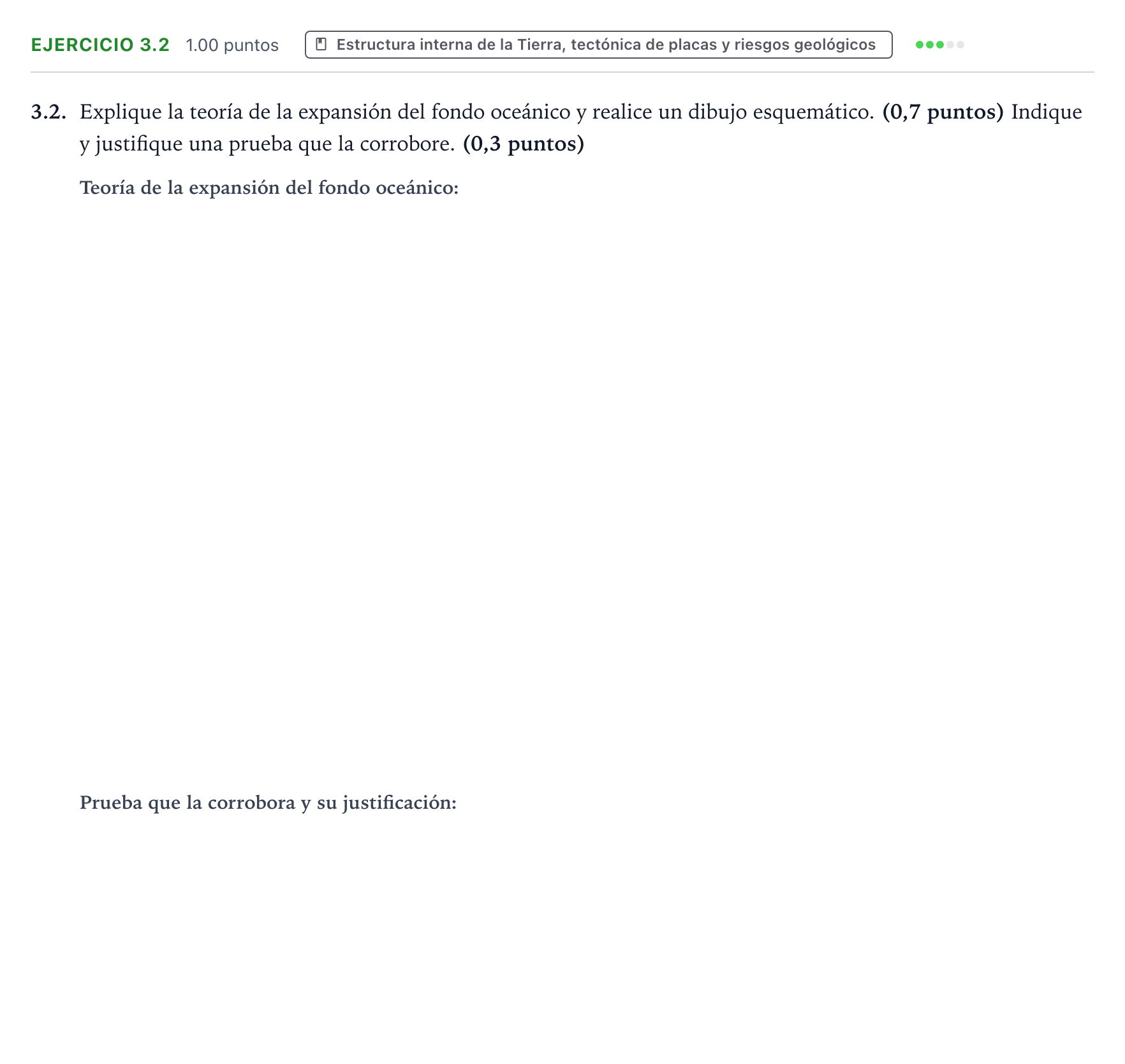 Enunciado: Ejercicio 3.2 · Ciencias Generales PAU Valencia Extraordinaria solapamiento 2026