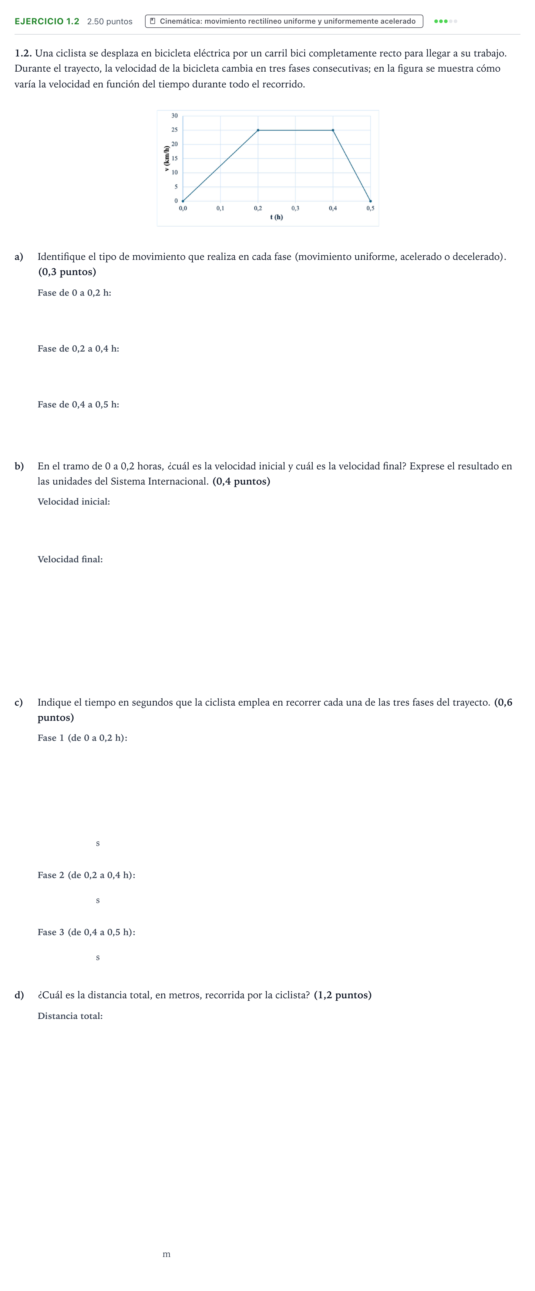 Enunciado: Ejercicio 1.2 · Ciencias Generales PAU Valencia Ordinaria 2026